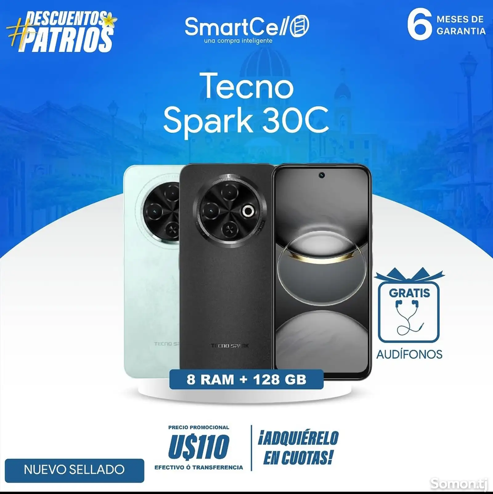 Tecno Spark 30C 6+6/128Gb-10