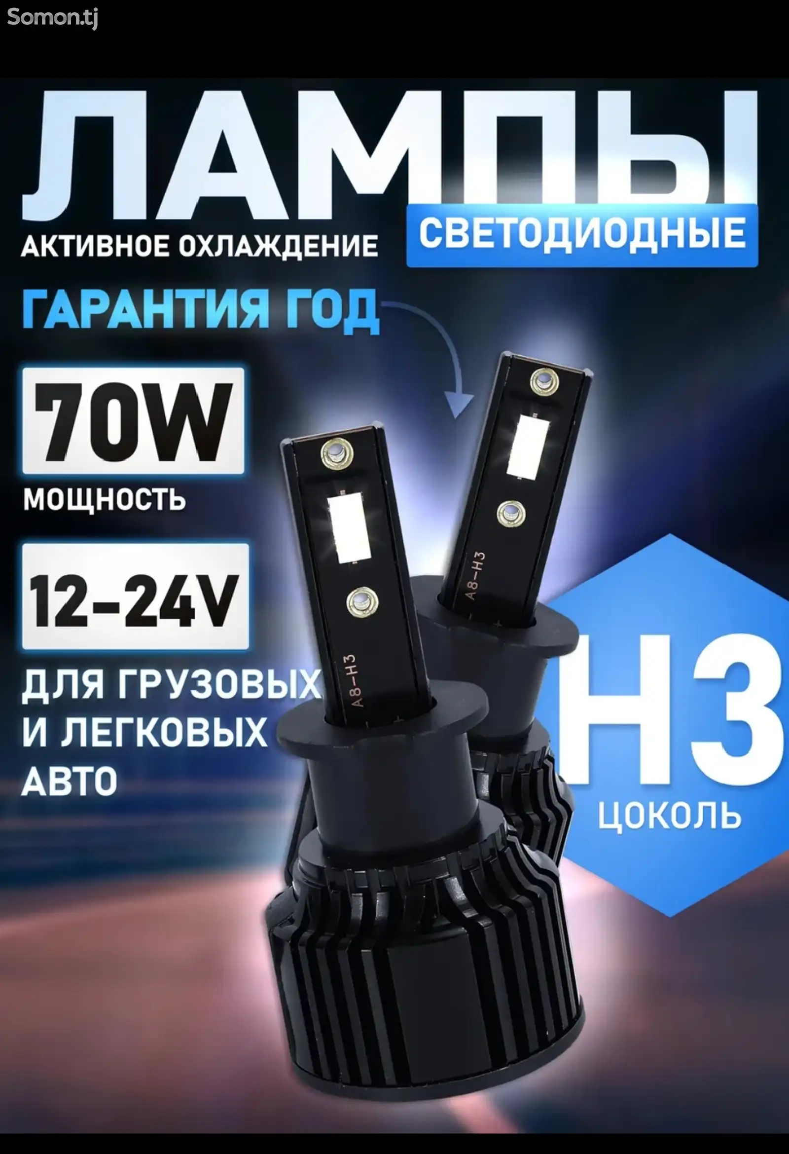 Led Лампы Н3 для авто