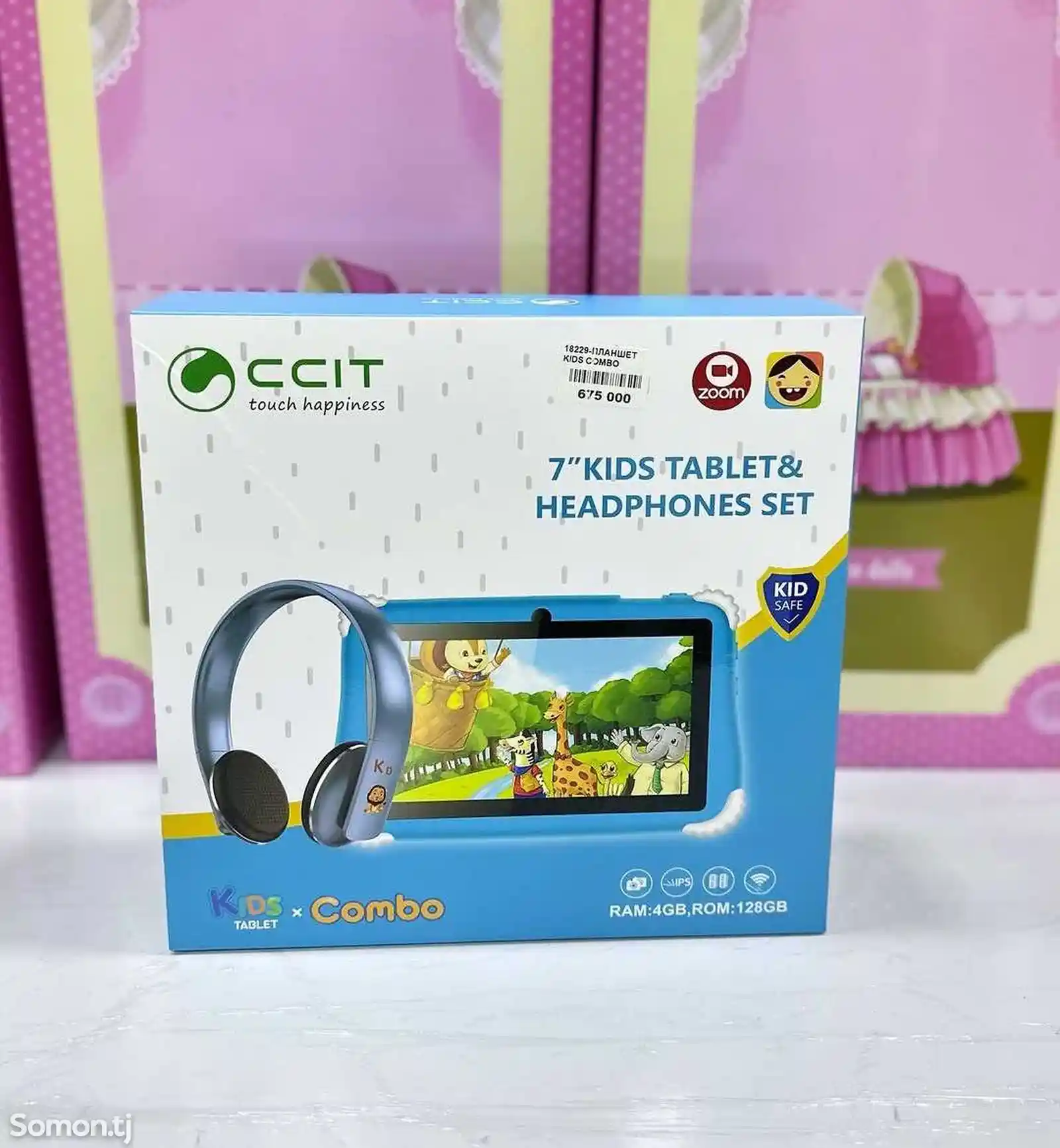 Детский планшет CCIT Combo с наушниками-1