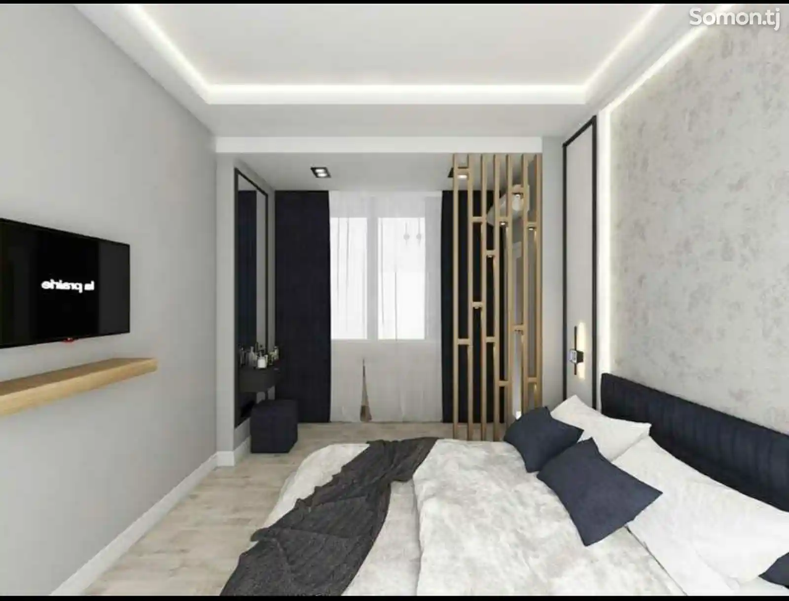 3-комн. квартира, 6 этаж, 100м², Исмоили Сомони-1