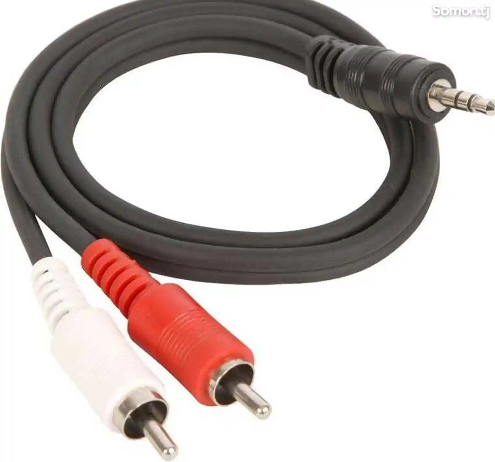 Аудио-кабель AUX mini jack 3.5 mm тюльпаны-1