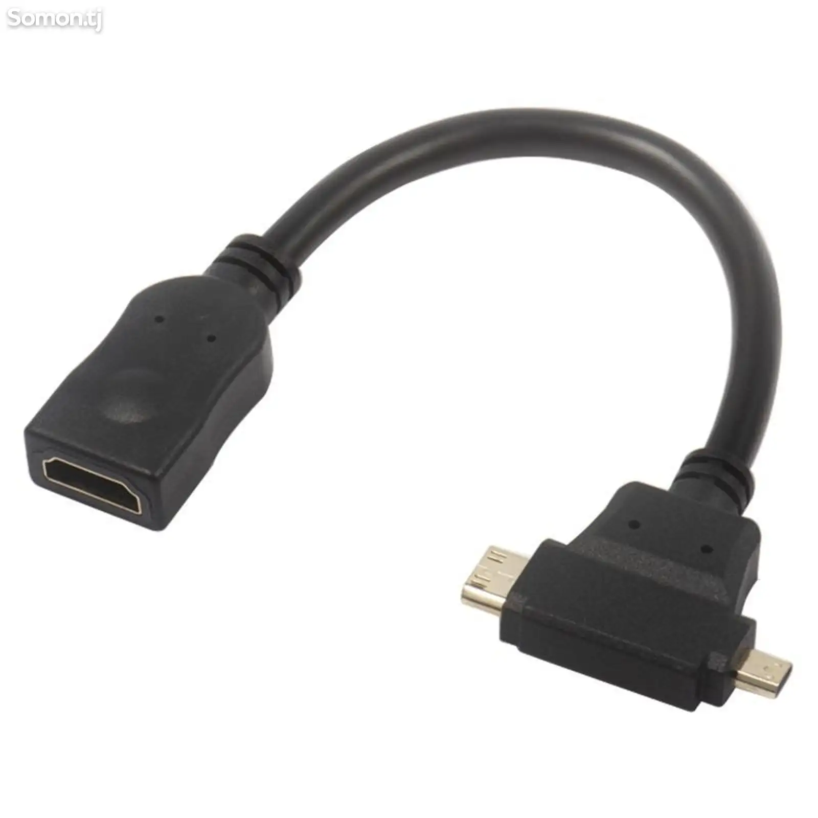 Кабель переходник HDMI +mini+mikro-1