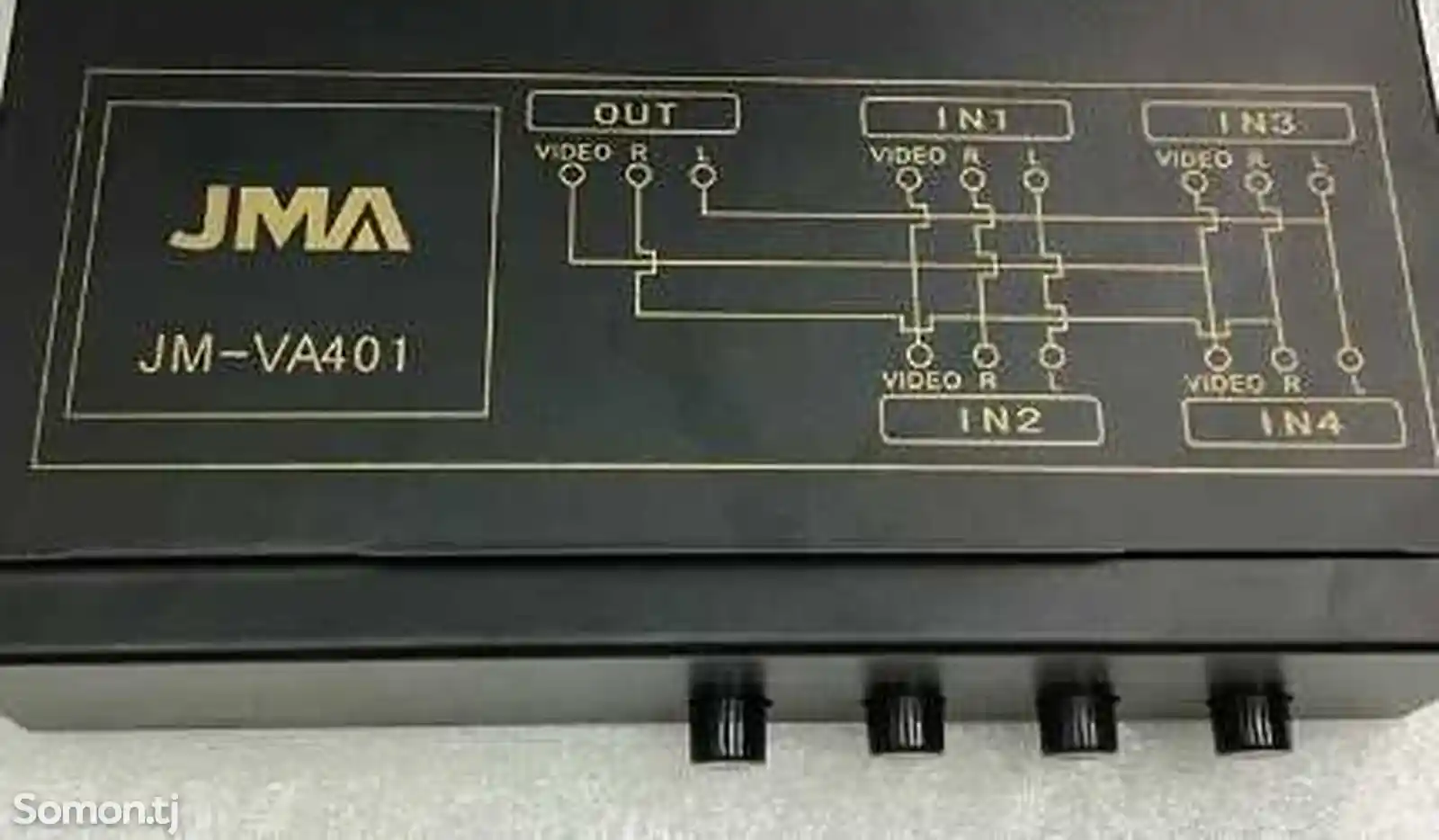 Разветвитель аудио видео переключатель сплиттер RCA AV-3