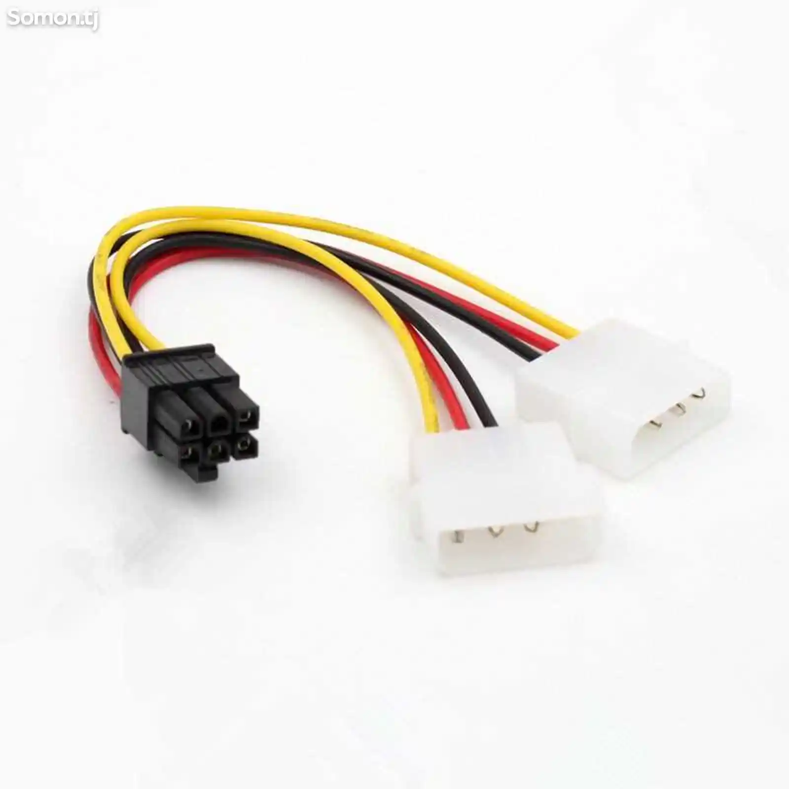 Переходник 6-pin - Molex x2 для питания видеокарты-2