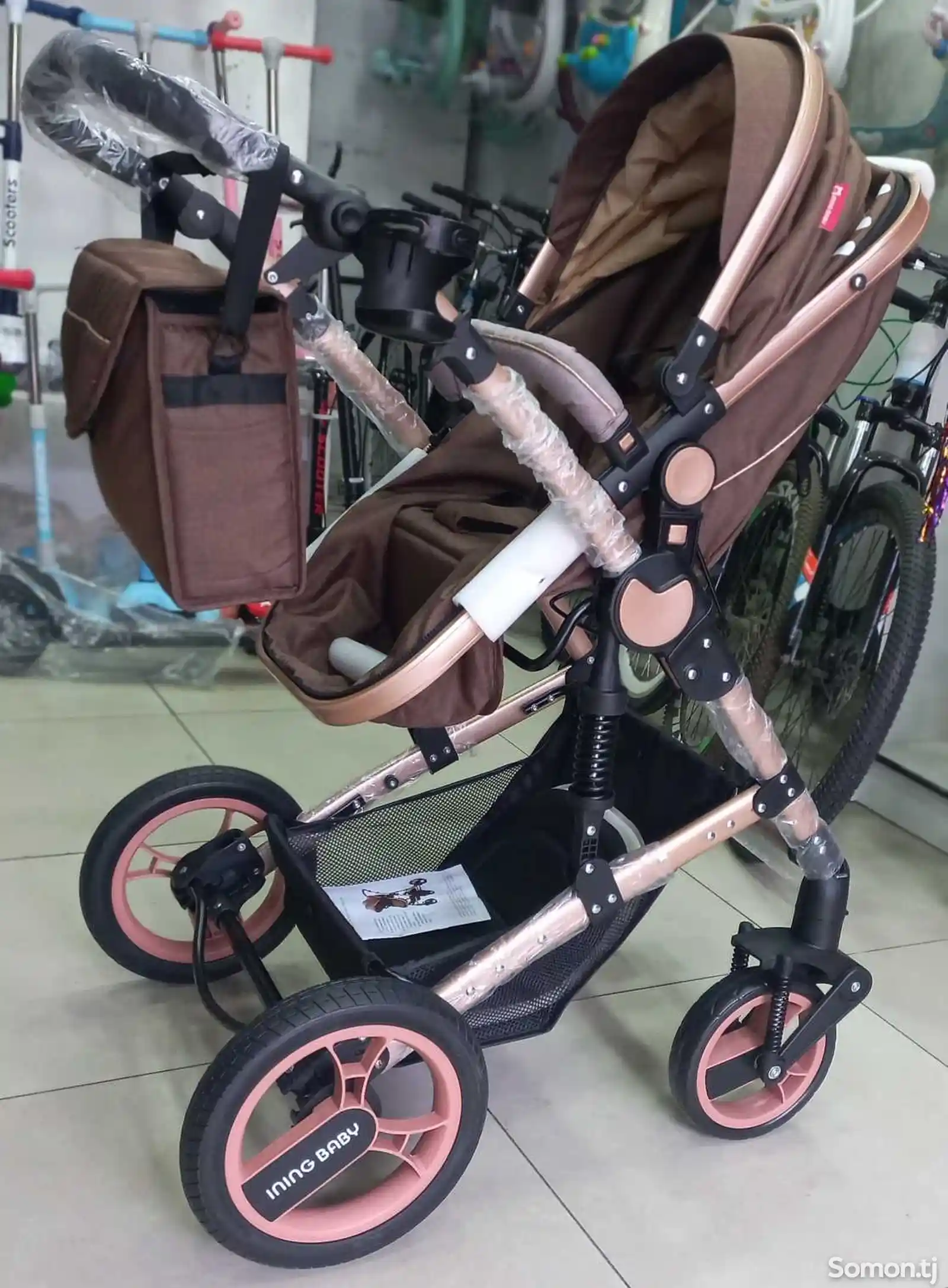 Детская коляска трансформер 3в1 Ining baby-5