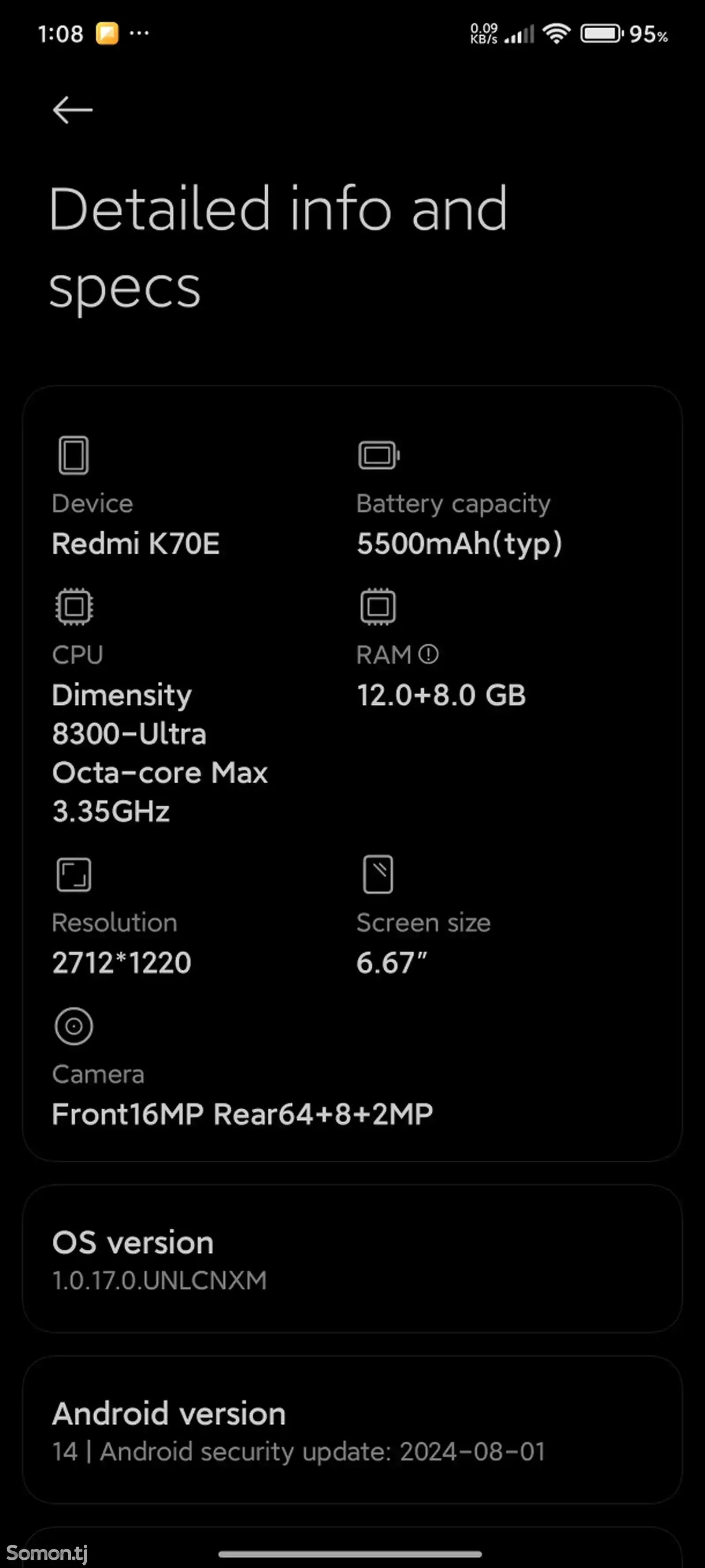 Xiaomi Redmi K70E-2