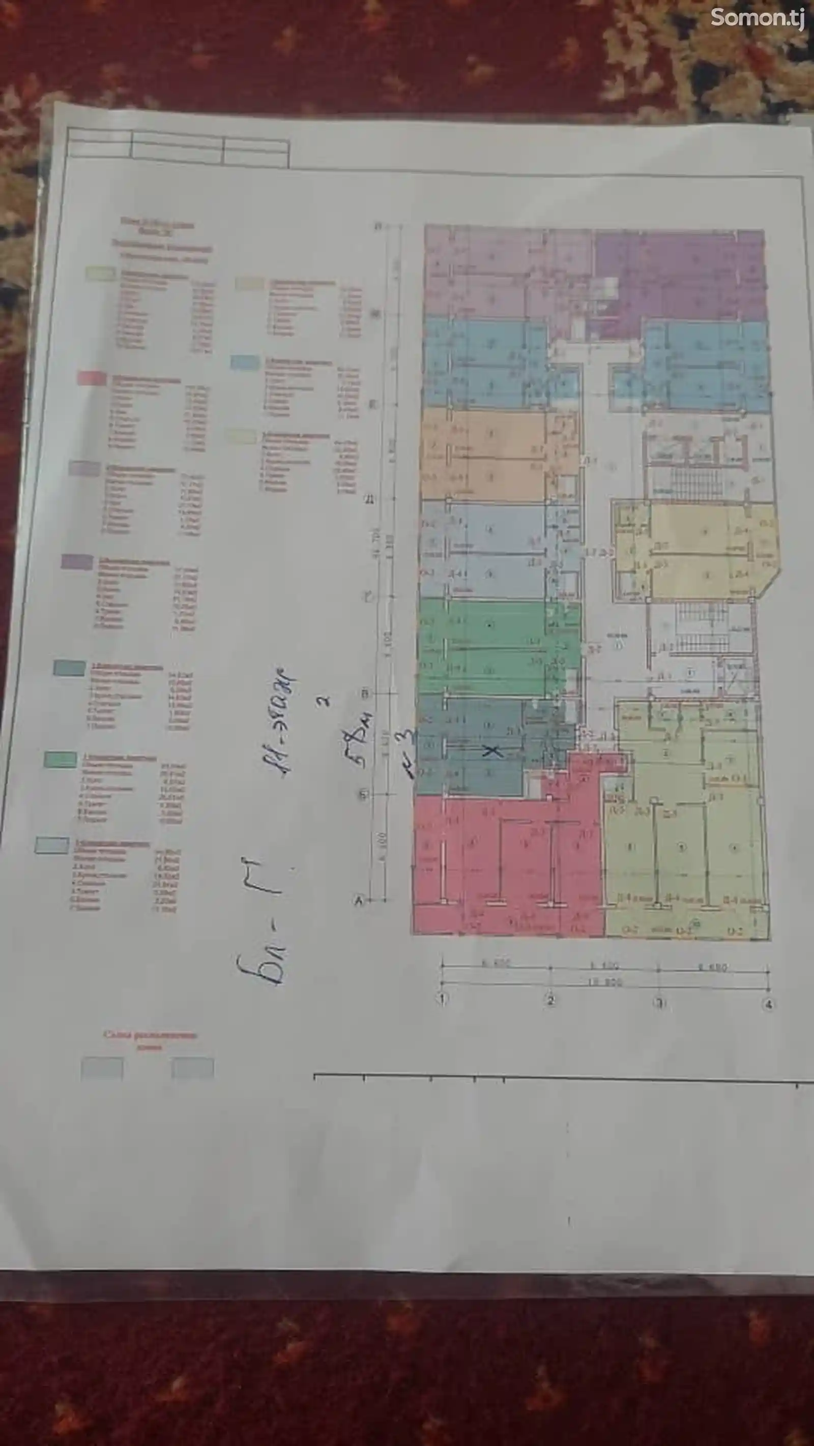 2-комн. квартира, 11 этаж, 58 м², назди рестарани Райхон, 112 мкр-2