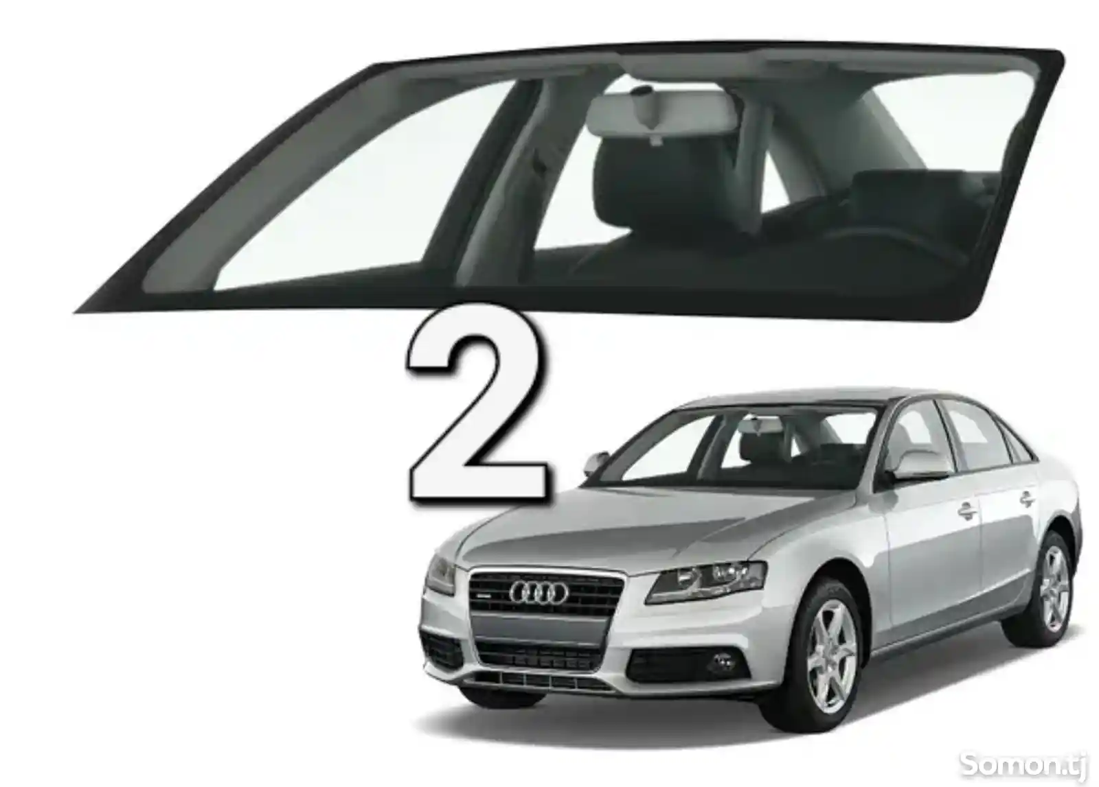 Лобовое стекло на Audi A4 2008