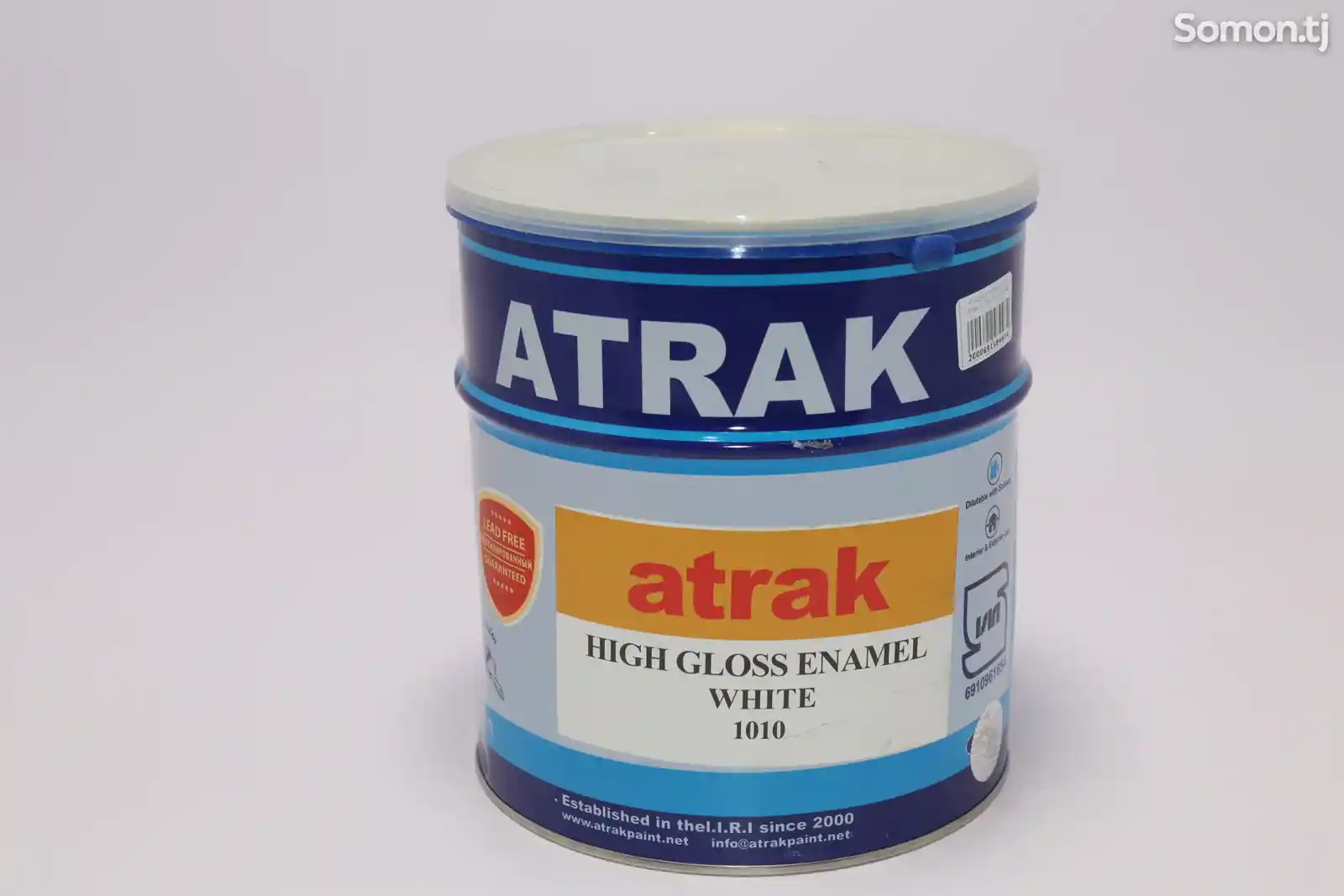 Эмаль высокоглянцевая Atrak 3,78лт 1010 белый