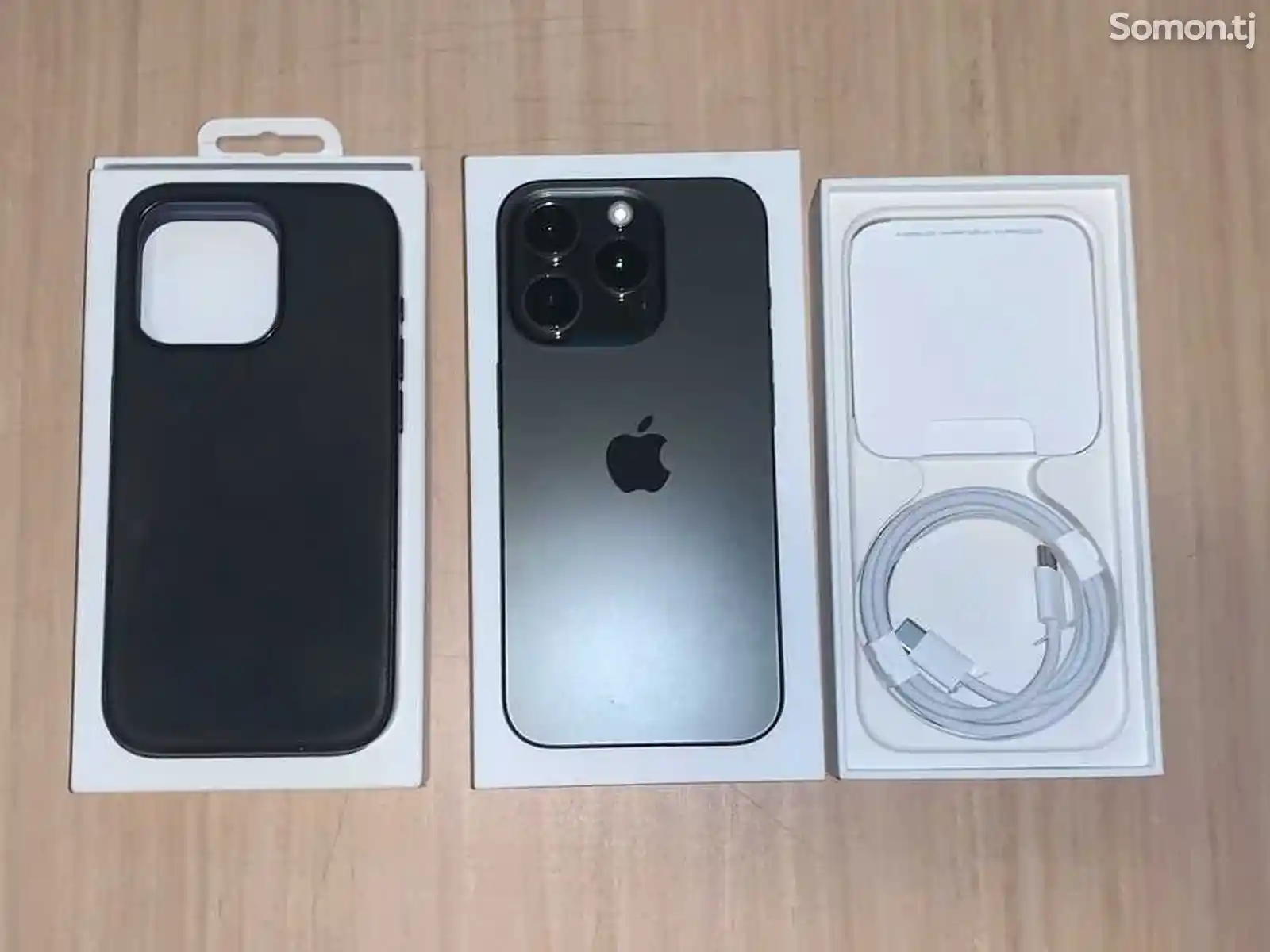 Apple iPhone 15 Pro, 256 gb, Black Titanium-1