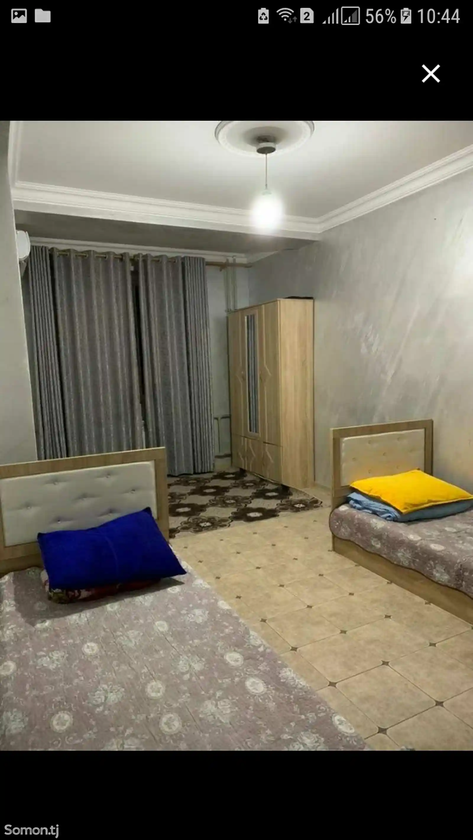 2-комн. квартира, 13 этаж, 60м², зарафшон-4