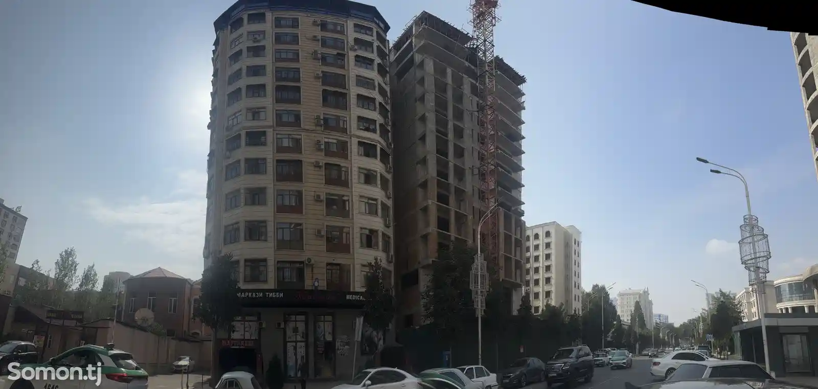 3-комн. квартира, 12 этаж, 94 м², Исмоили Сомони-12