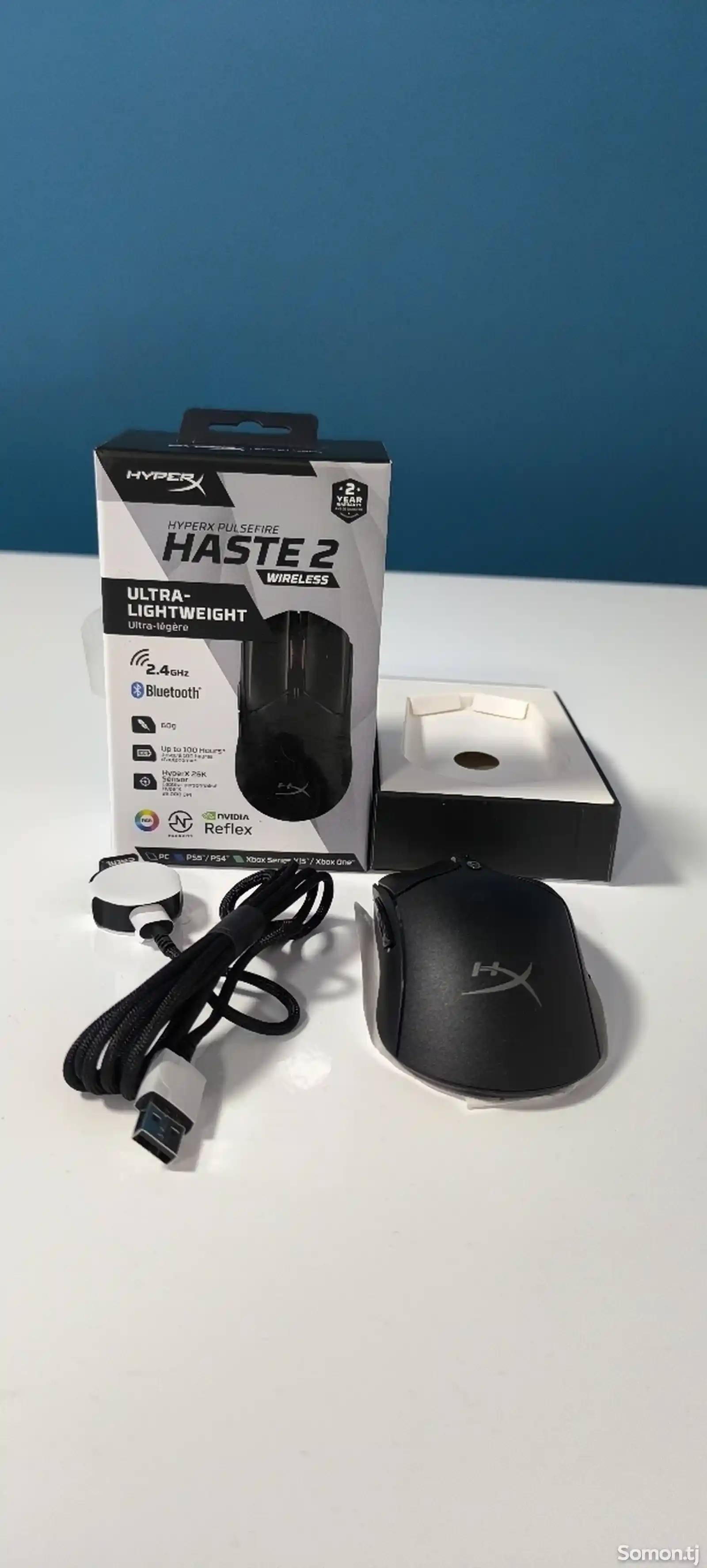 Мышка HyperX Pulsefire Haste 2 Wireless-2