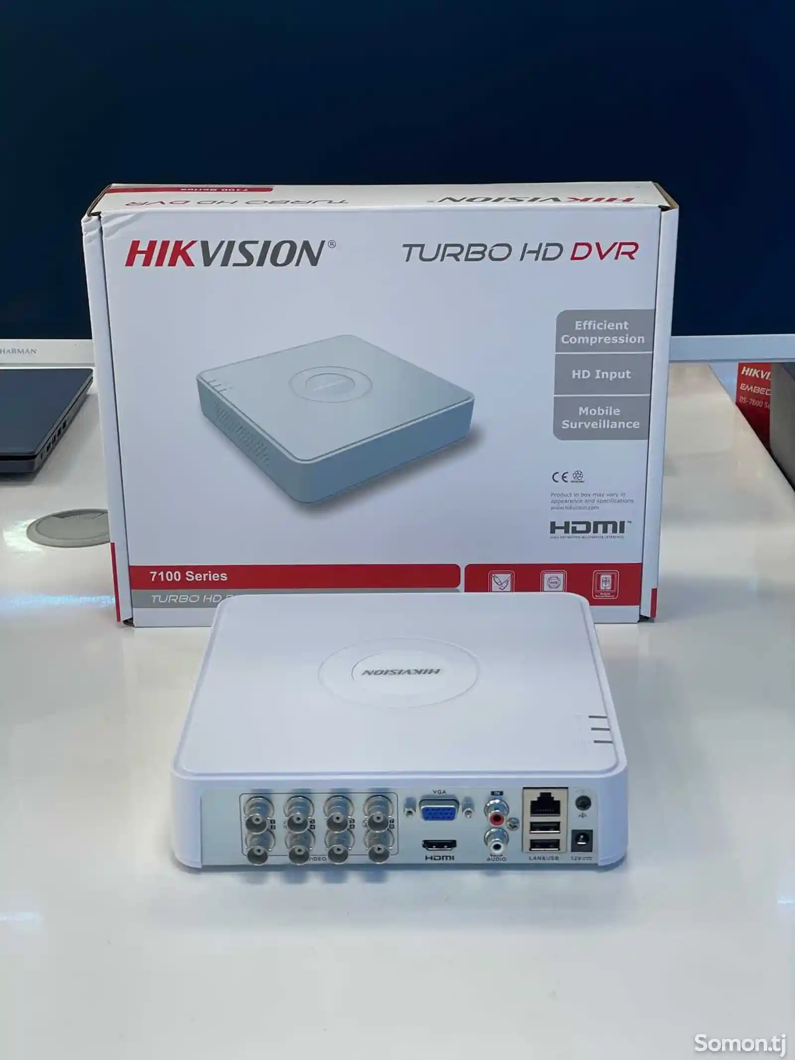 База видеорегистратор Hikvision 8порт DS-7108HGHI-F1-2