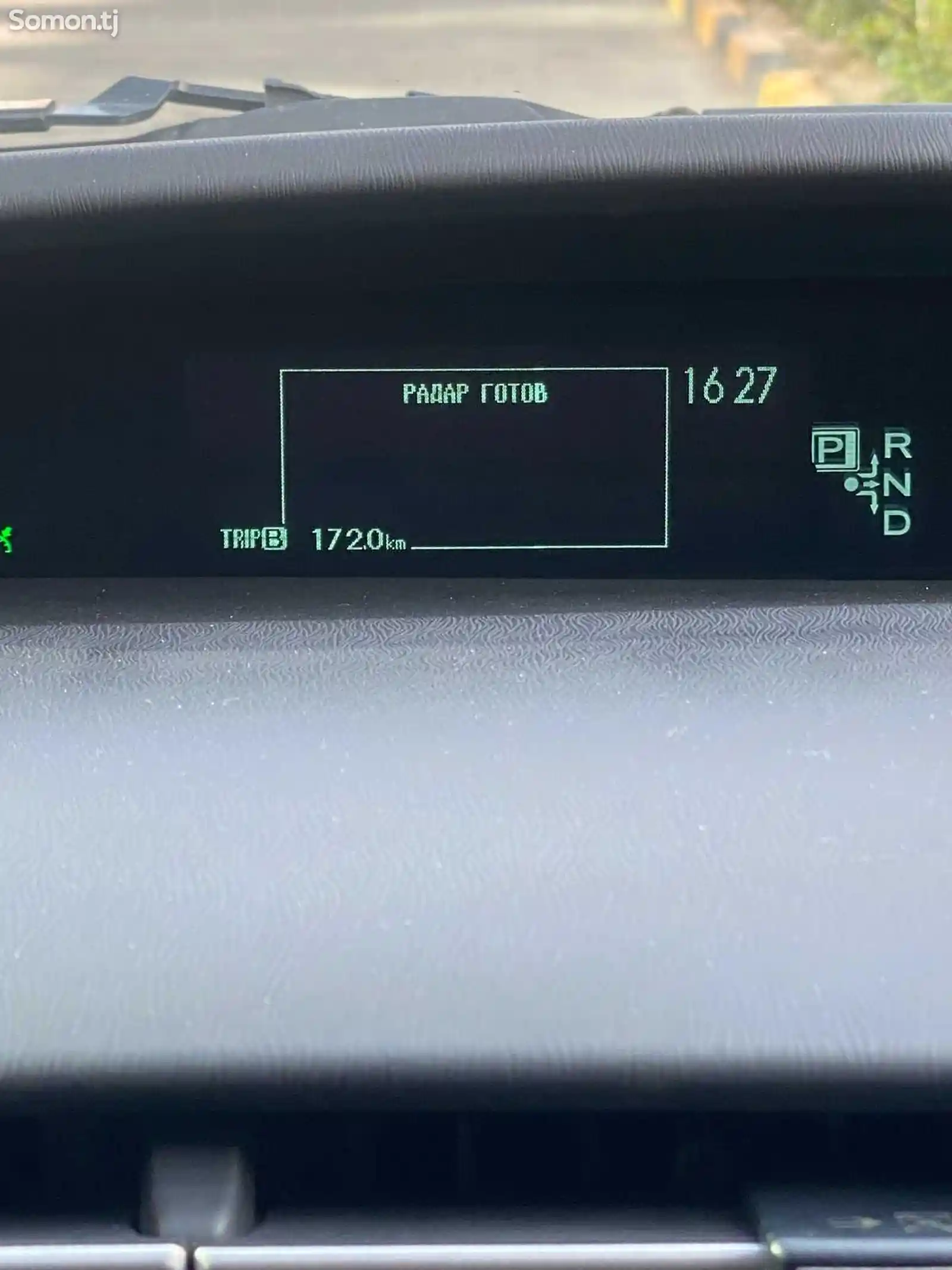 Русифицированный спидометр на Toyota Prius-2