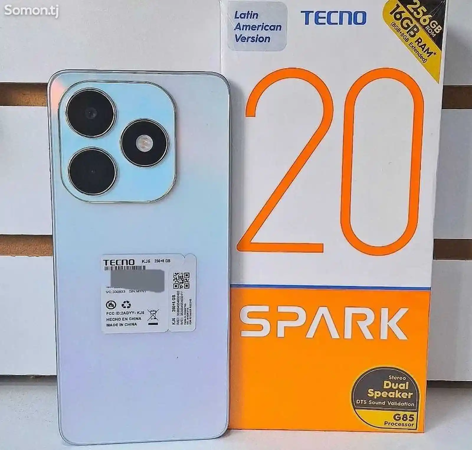 Tecno Spark 20 8+8/128Gb blue-1