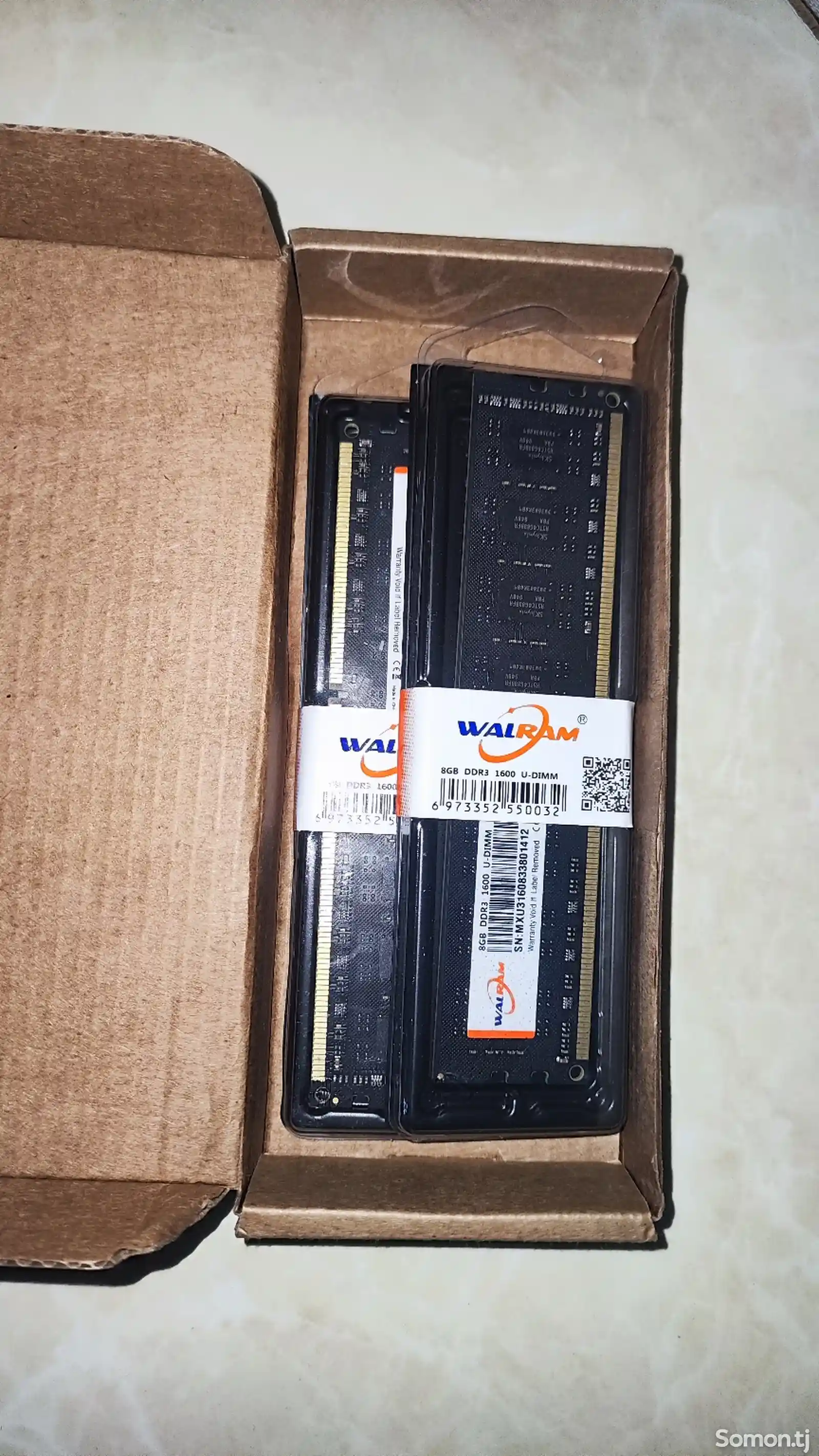 Оперативная память DDR3 16GB 1600 МГц 2x8Gb-2