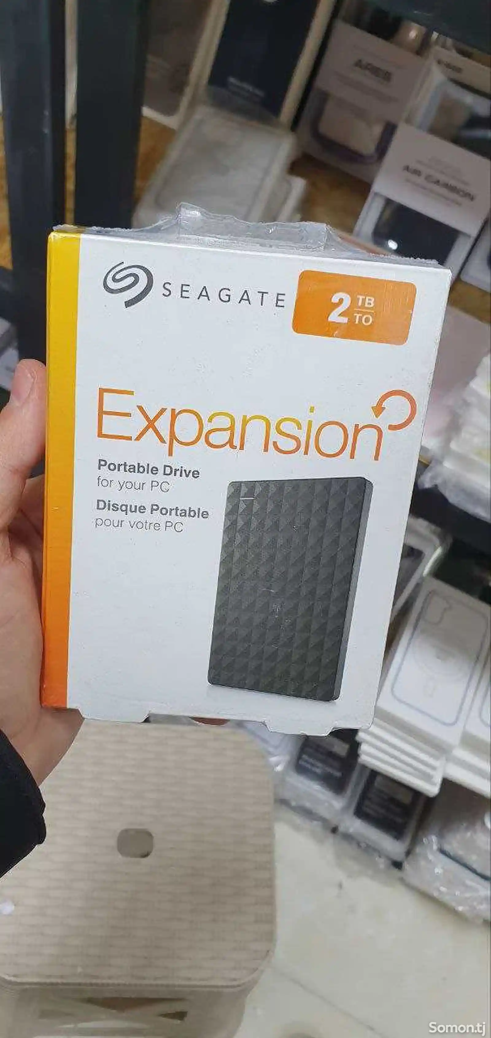 Внешний HDD Seagate Expansion 2 TB, черный