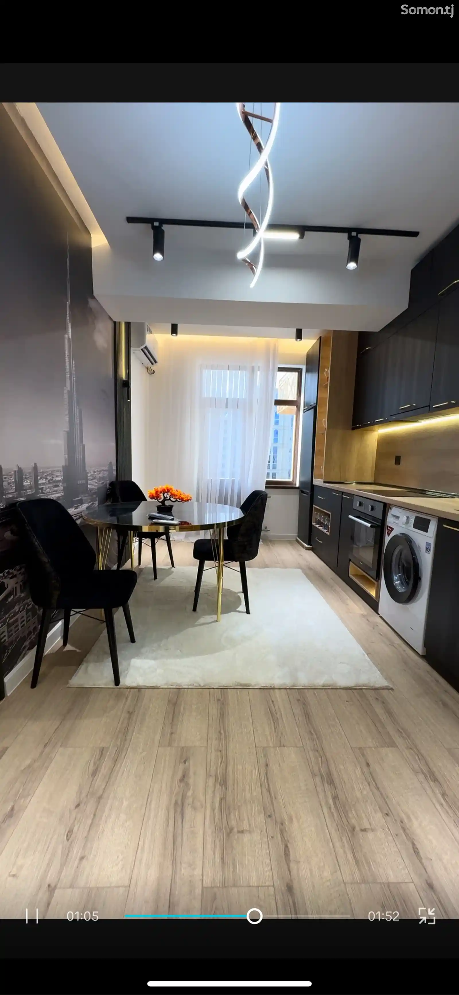 2-комн. квартира, 12 этаж, 67 м², Пайкар, Голубой экран-8