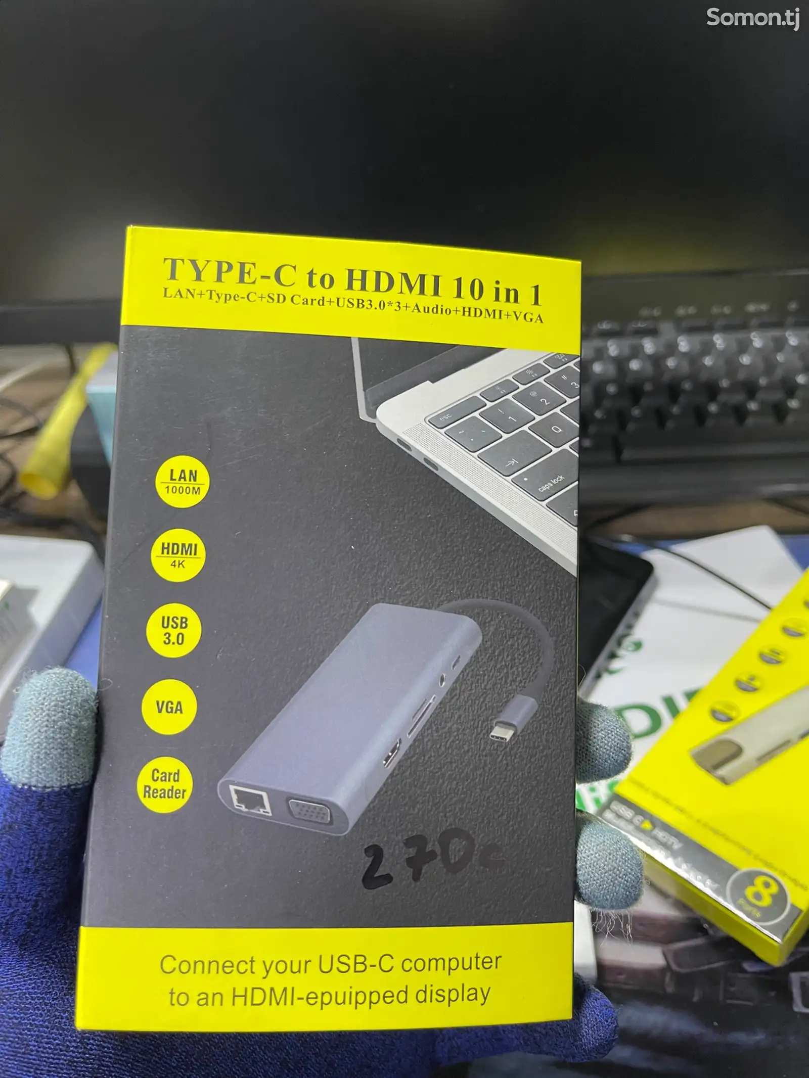 Адаптер Tуре-C to HDMI 10 in 1-1