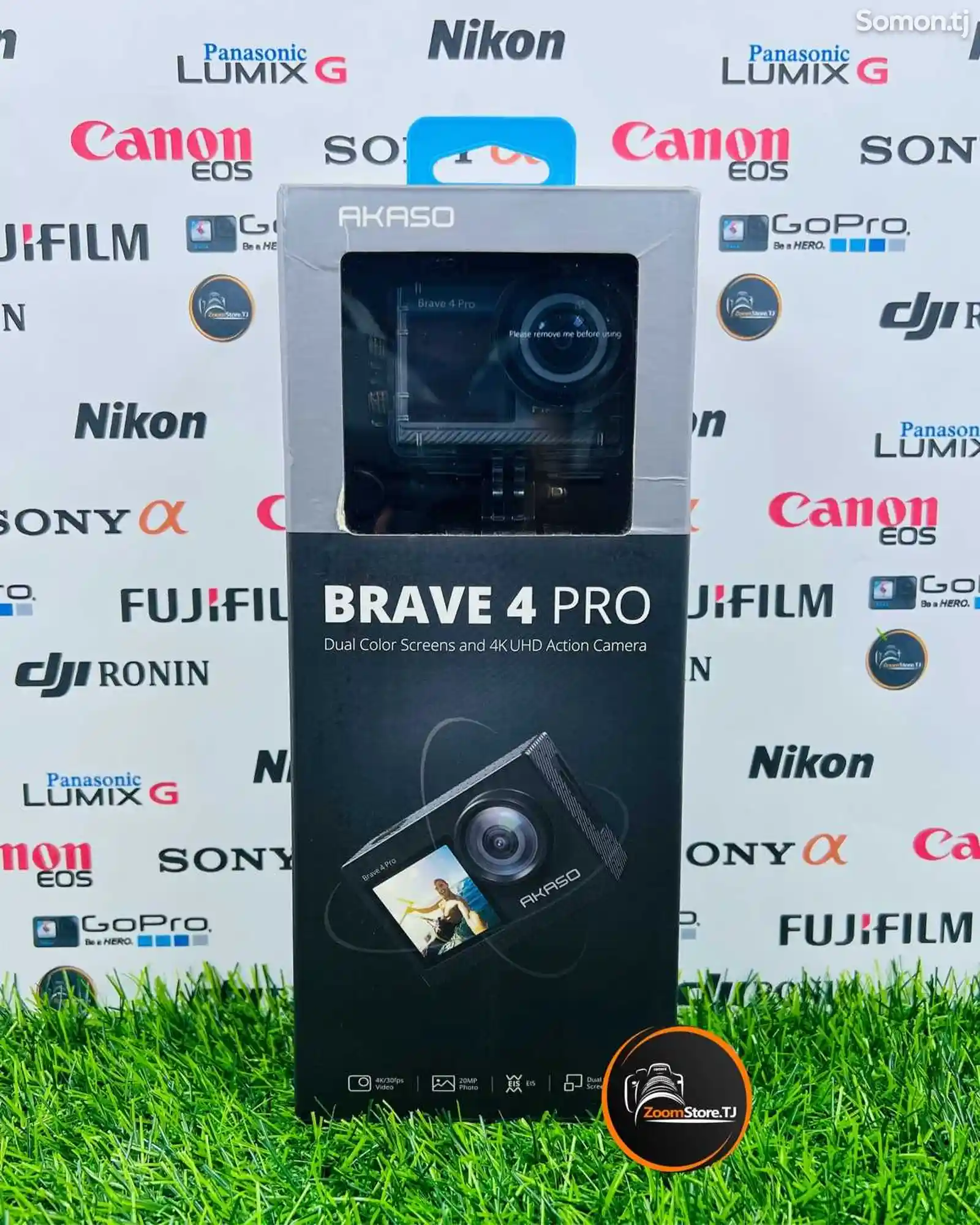 Экшн-камера Akaso Brave 4 Pro, 4K 30k/c-1