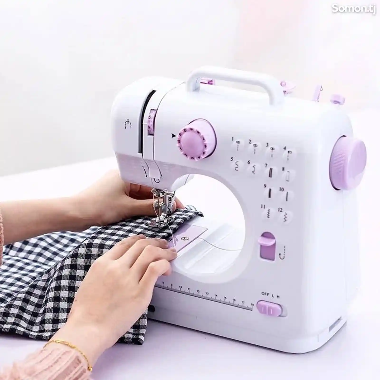 Швейная машина, бытовая многофункциональная электрическая мини-машина-2