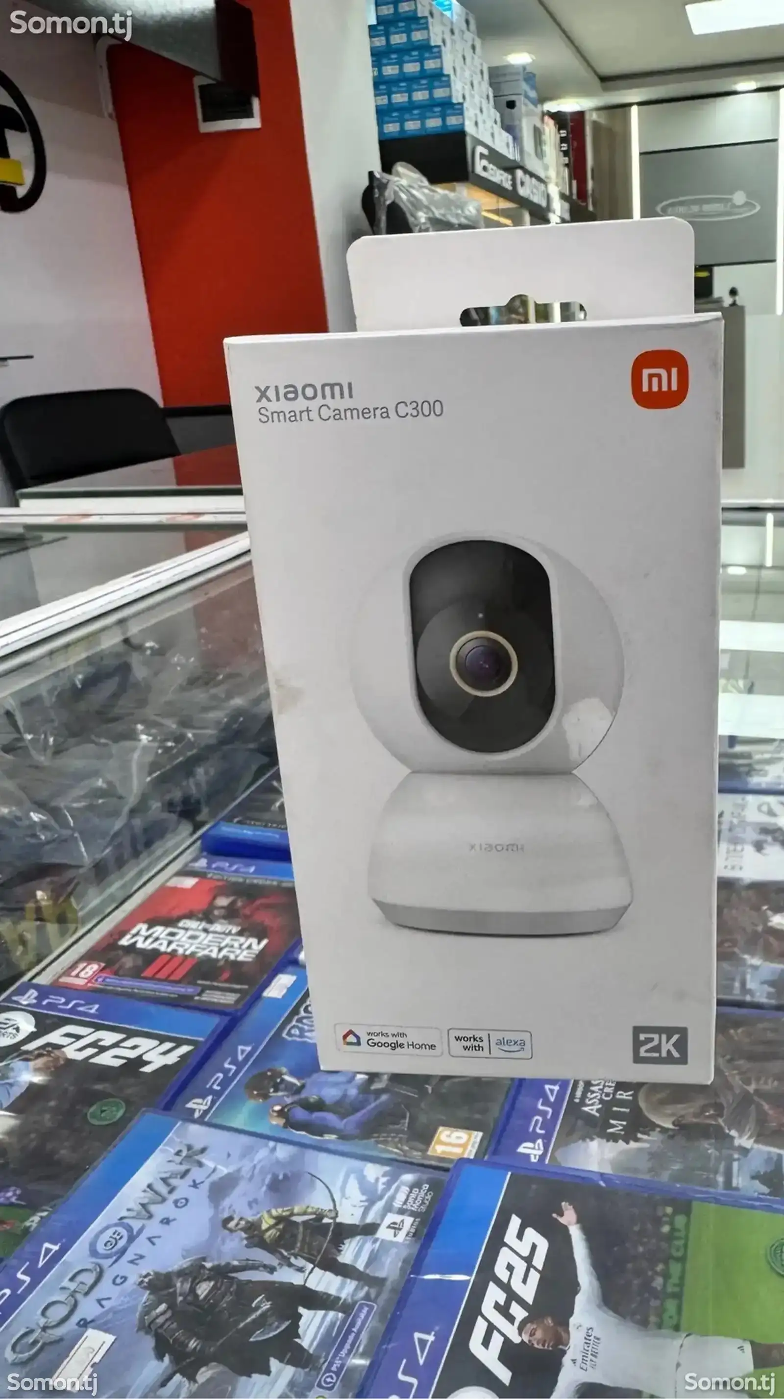 Камераи амниятии Xiaomi Smart Camera C300 2K Назорати пурра аз ҳама ҷо-1