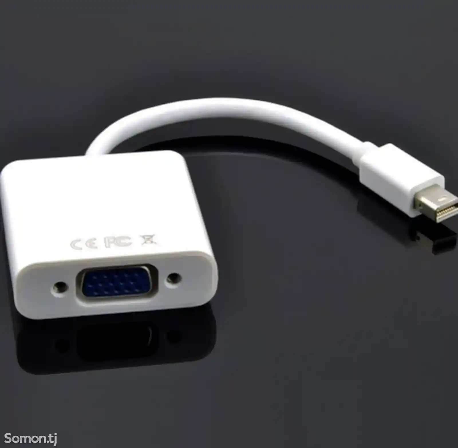 Переходник mini DisplayPort to VGA для macbook ноутбуков - VGA-13