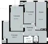 3-комн. квартира, 13 этаж, 110 м², Шохмансур. Ватан. Садбарг-3