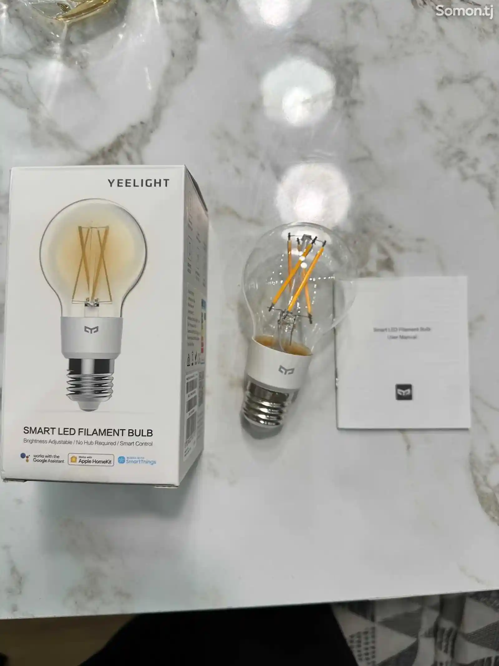 Умная филоментовая Yeelight LED лампочка E27 Yeelight LED Filament Light WiFi-1