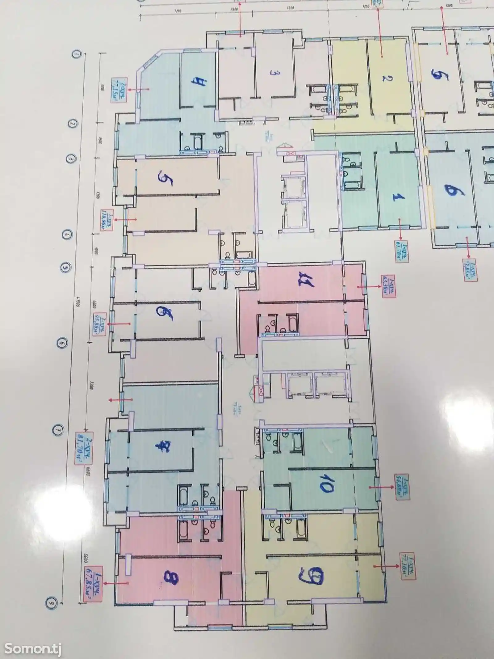 2-комн. квартира, 14 этаж, 72 м², Фирдавси-2