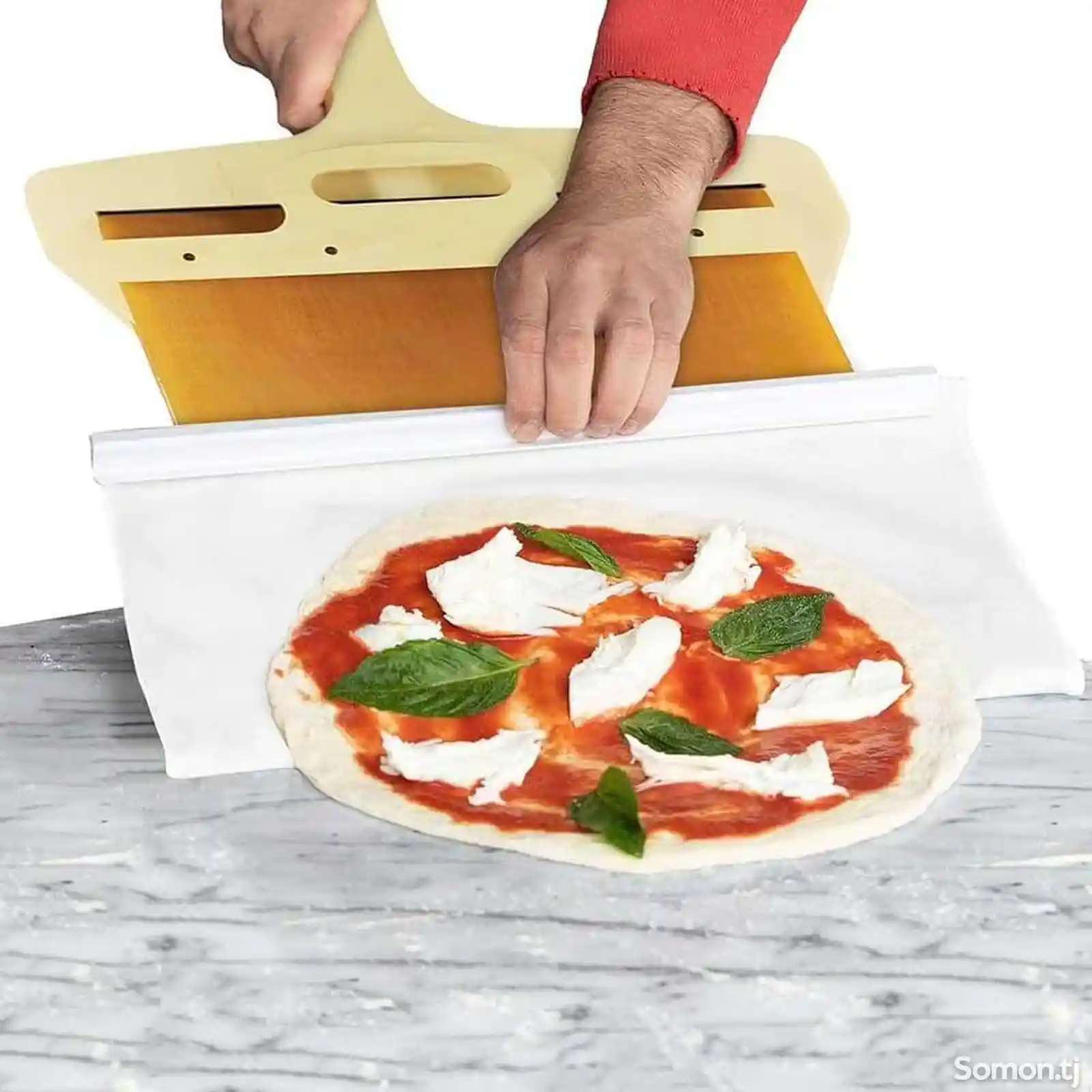 Деревянная выдвижная лопатка для очистки пиццы-7