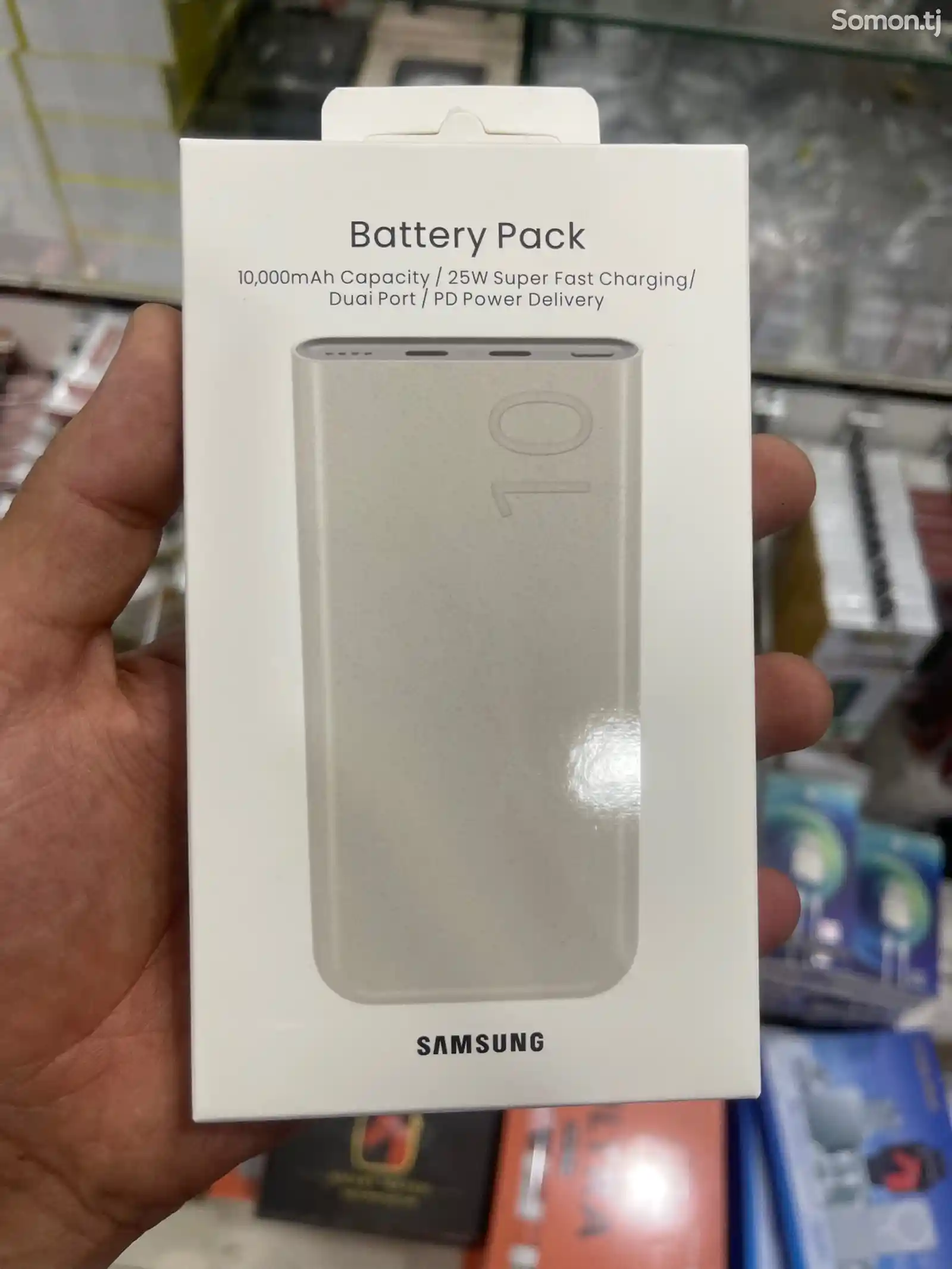 Внешний аккумулятор 10000mah с быстрой зарядкой Samsung Battery Pack 25w-1