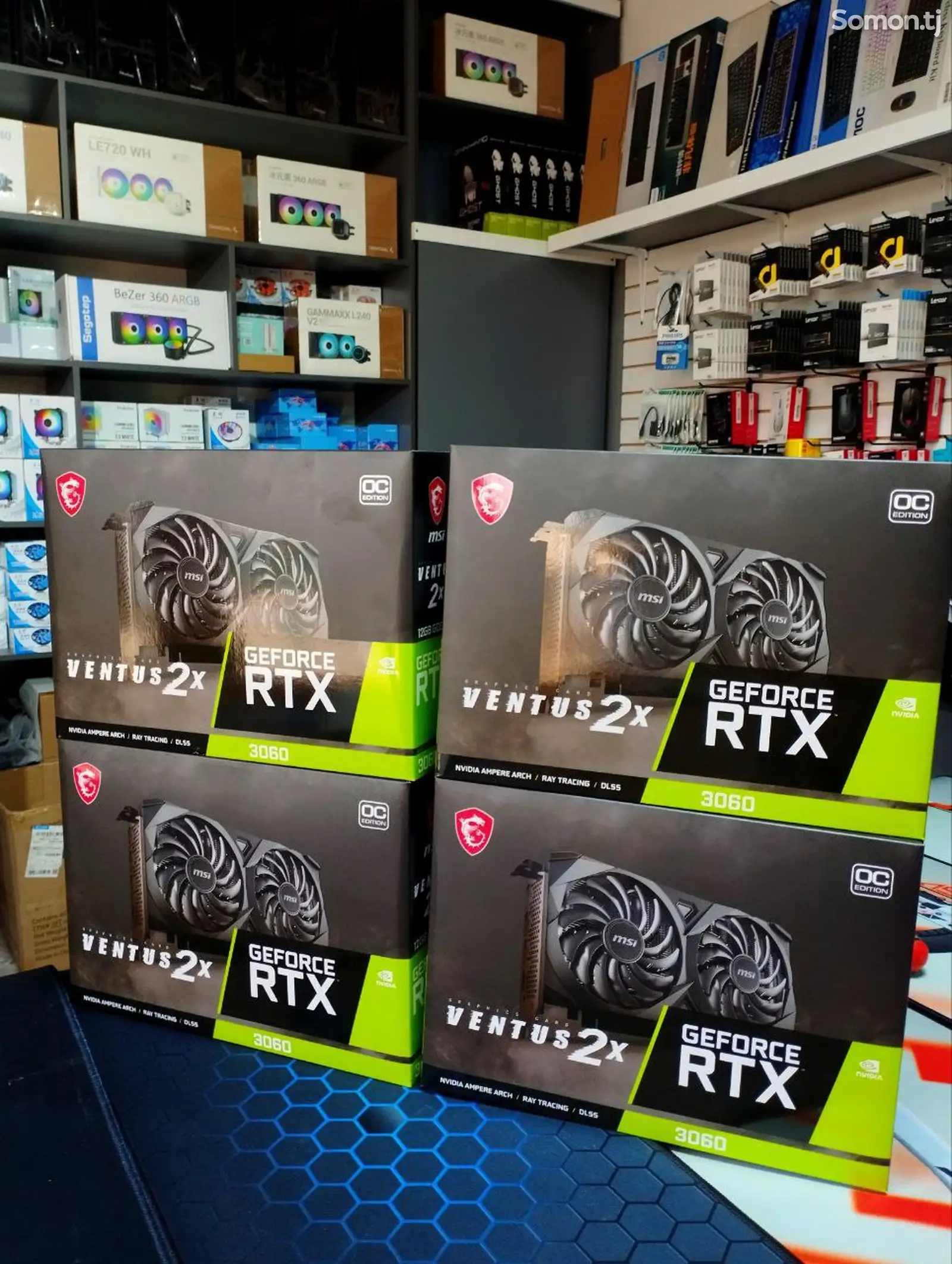 Видеокарта GeForce RTX 3060 VENTUS 2X 12G OC-1