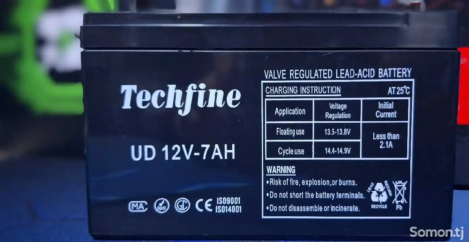 Аккумулятор Techfine 12V-7-1