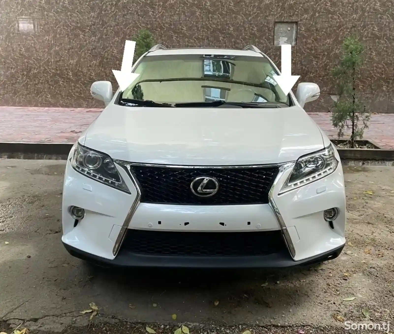 Резиновые накладки на лобовое стекло Lexus RX 2010-2015-3