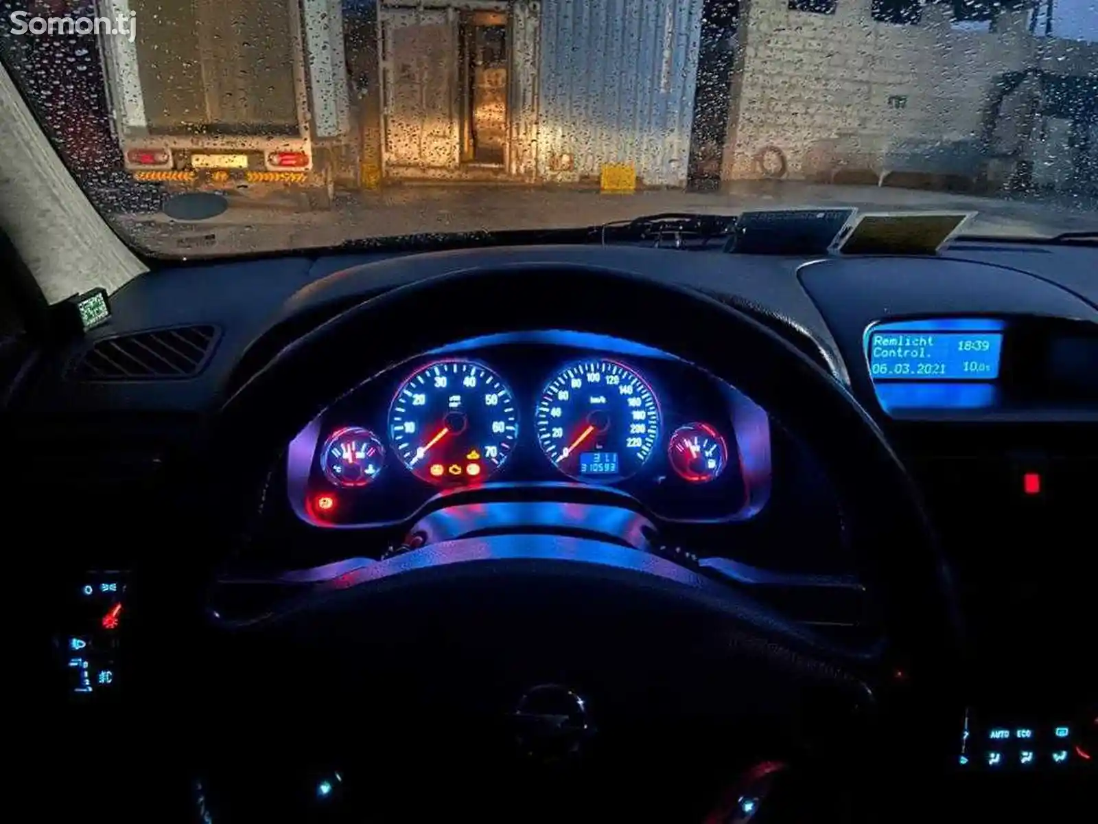LED подсветка салона на Opel Astra G-9