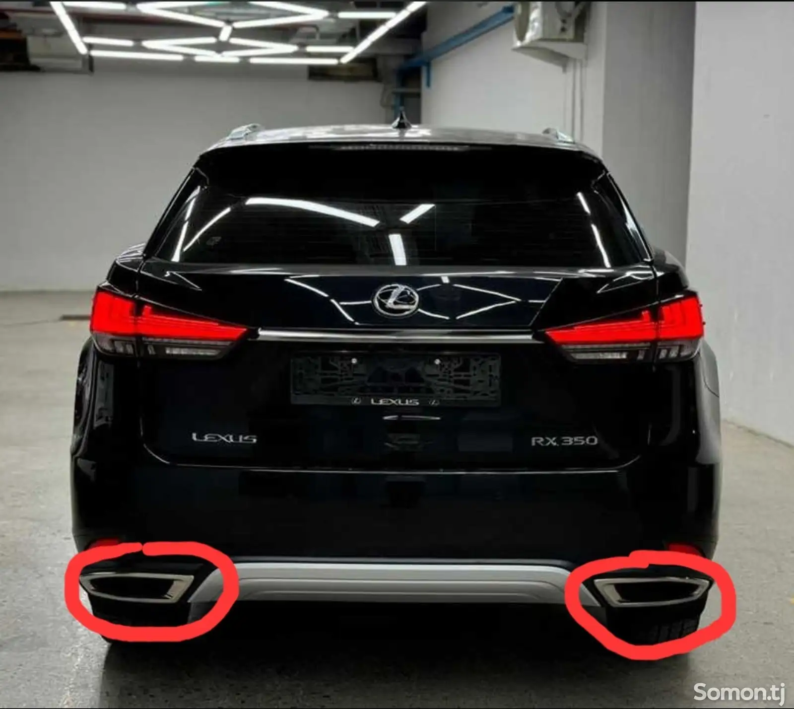 Насадка глушителя от lexus rx 2019-2022