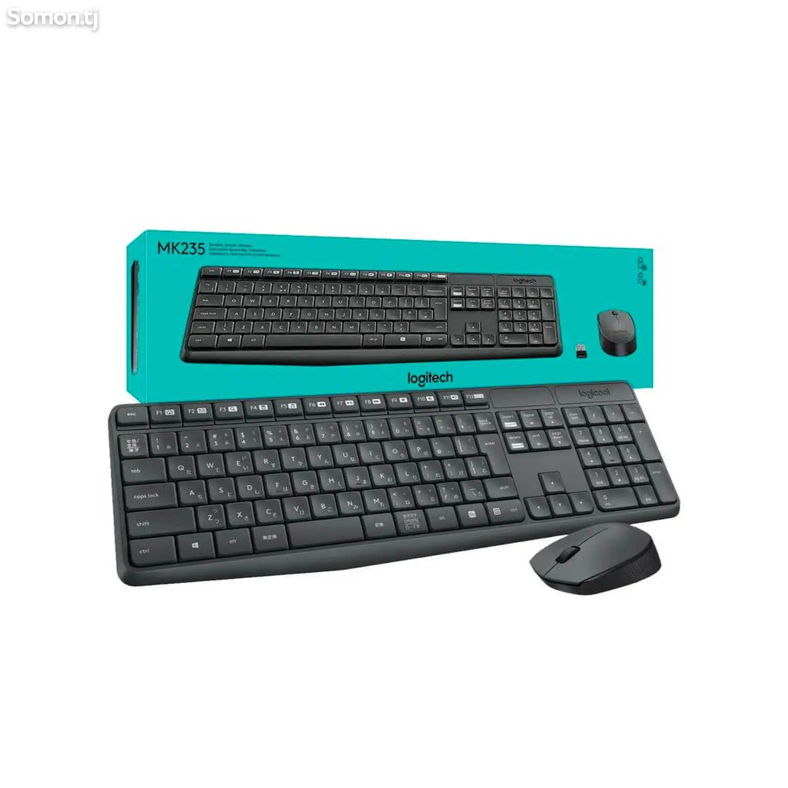 Беспроводная клавиатура и мышка Logitech MK235-1