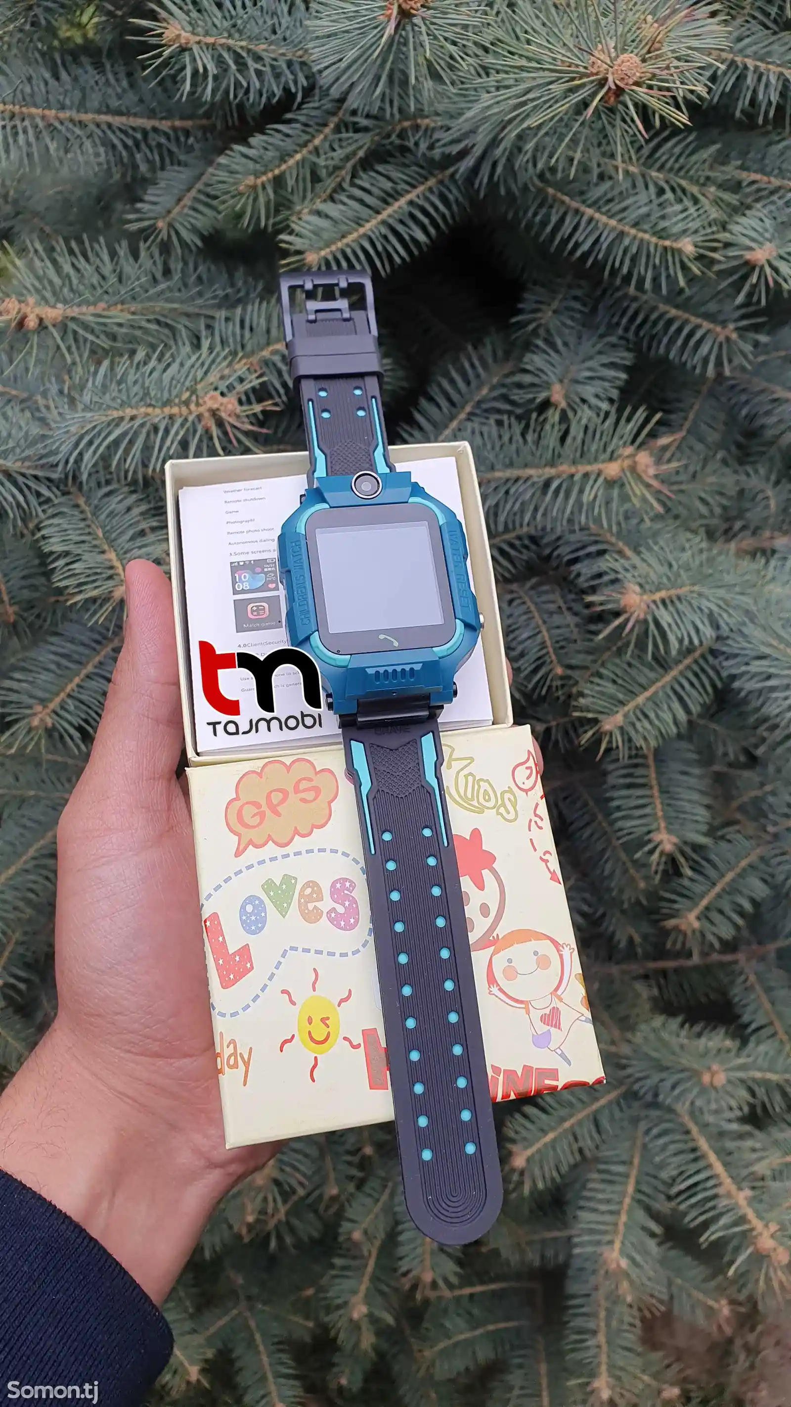 Детские умные часы TM-6 с GPS трекером-1