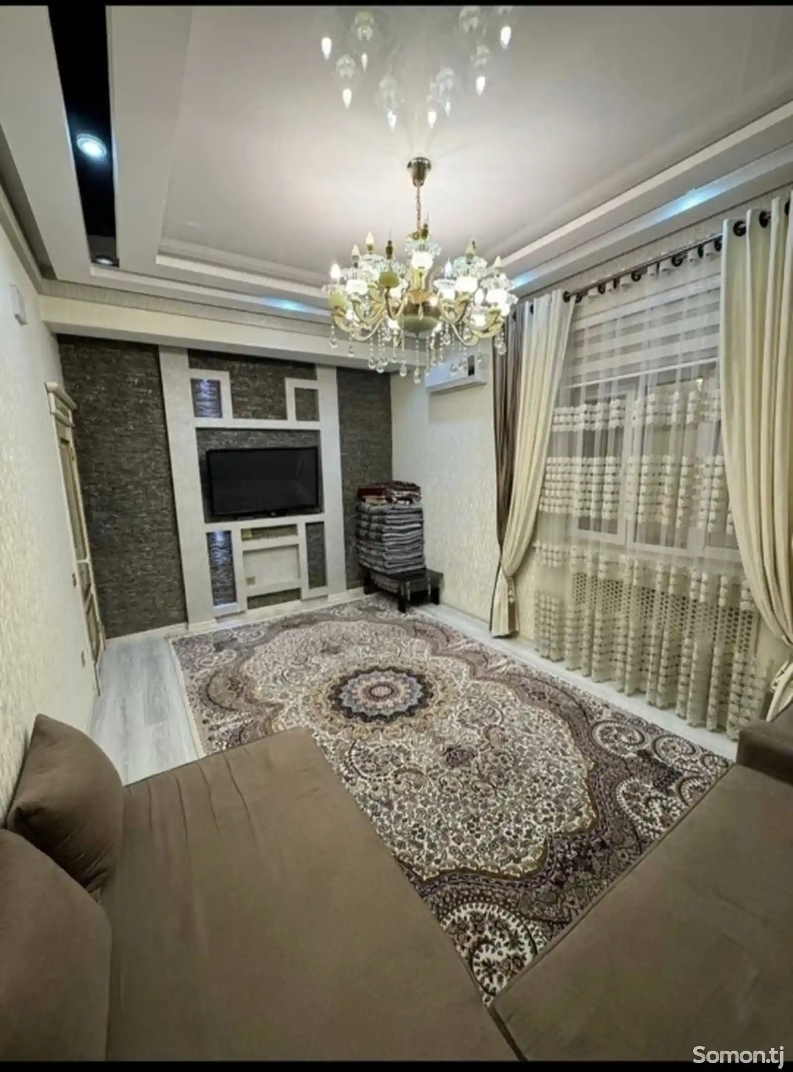 3-комн. квартира, 4 этаж, 100м², Сомони-2