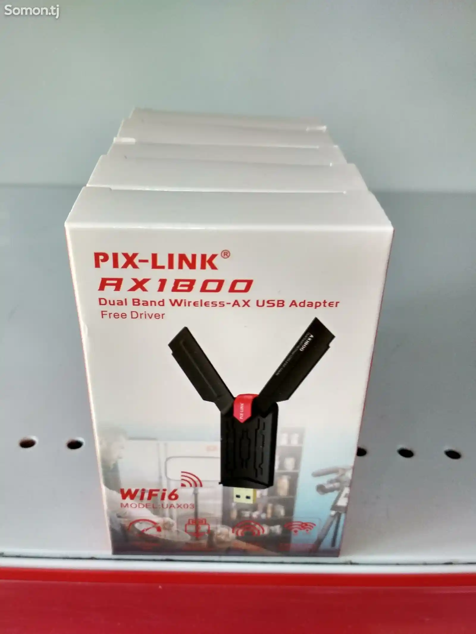 Wi-fi 6 приёмник Pix-Link AX1800-1
