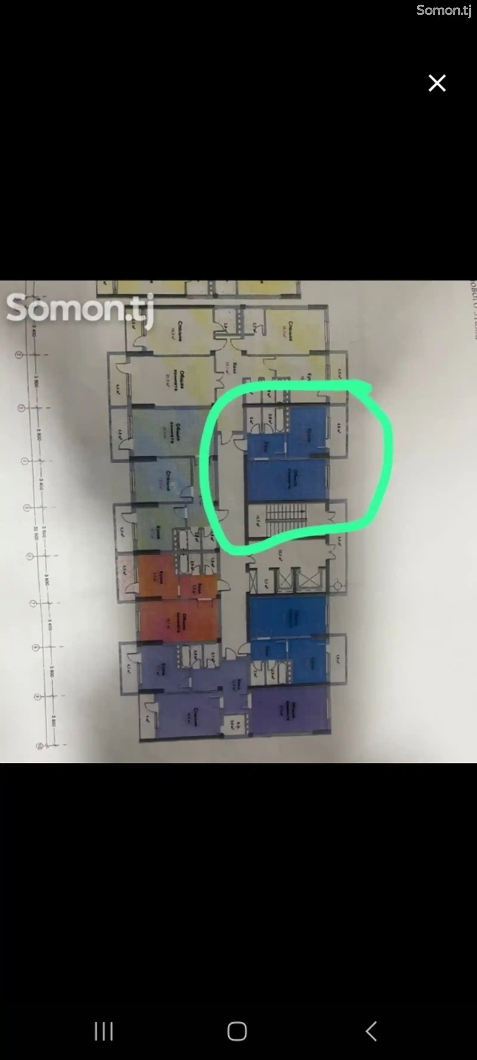 1-комн. квартира, 8 этаж, 44 м², И. Сомони-2