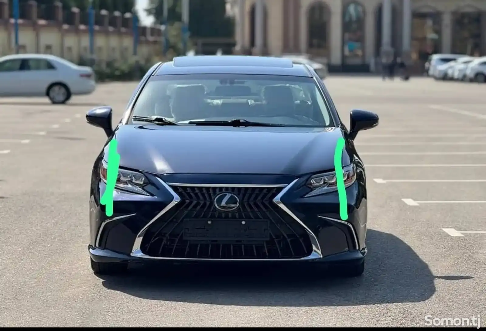 Никель на бампер от Lexus Es 2021-1