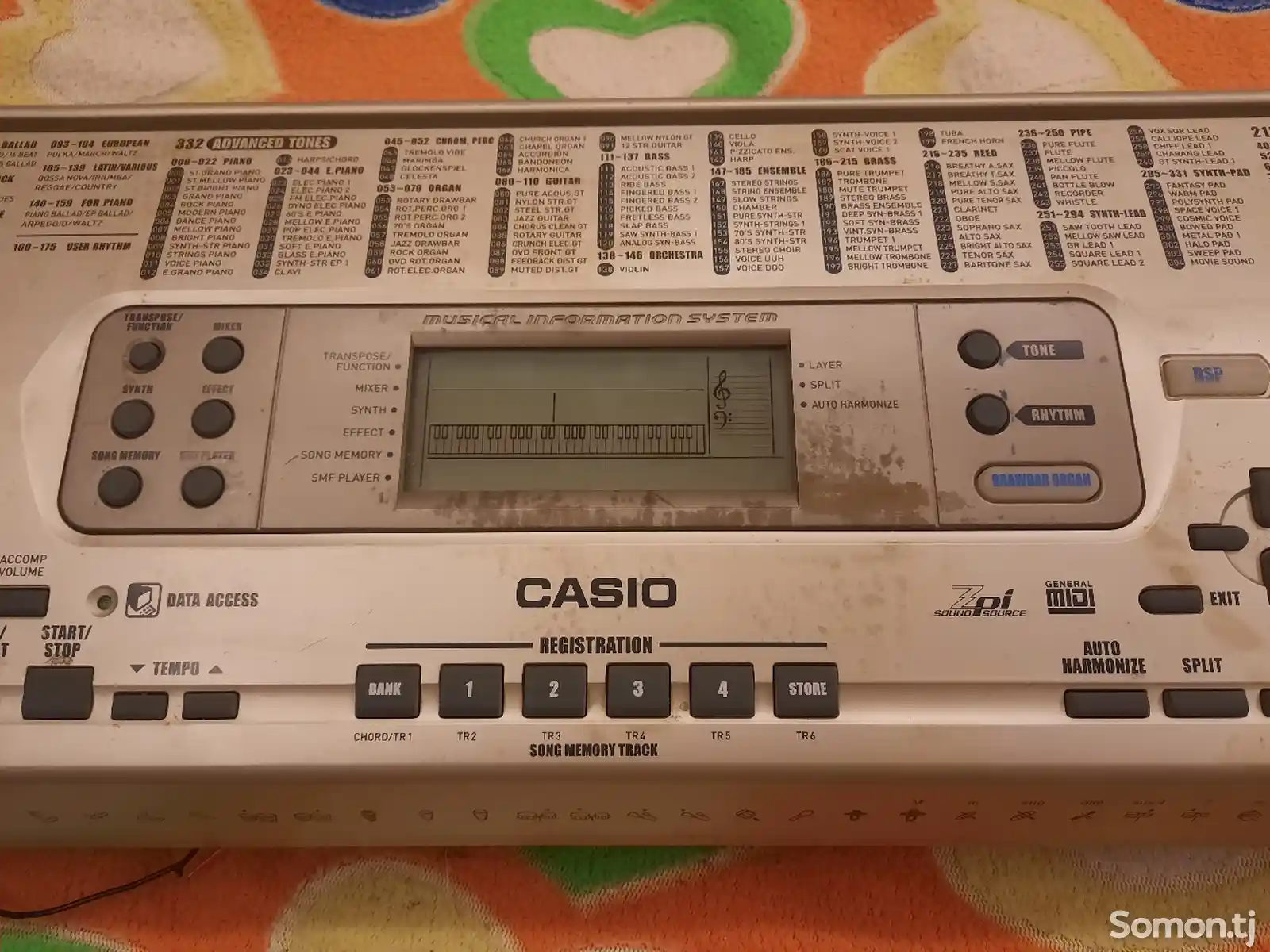 Панель от синтезатора casio-3