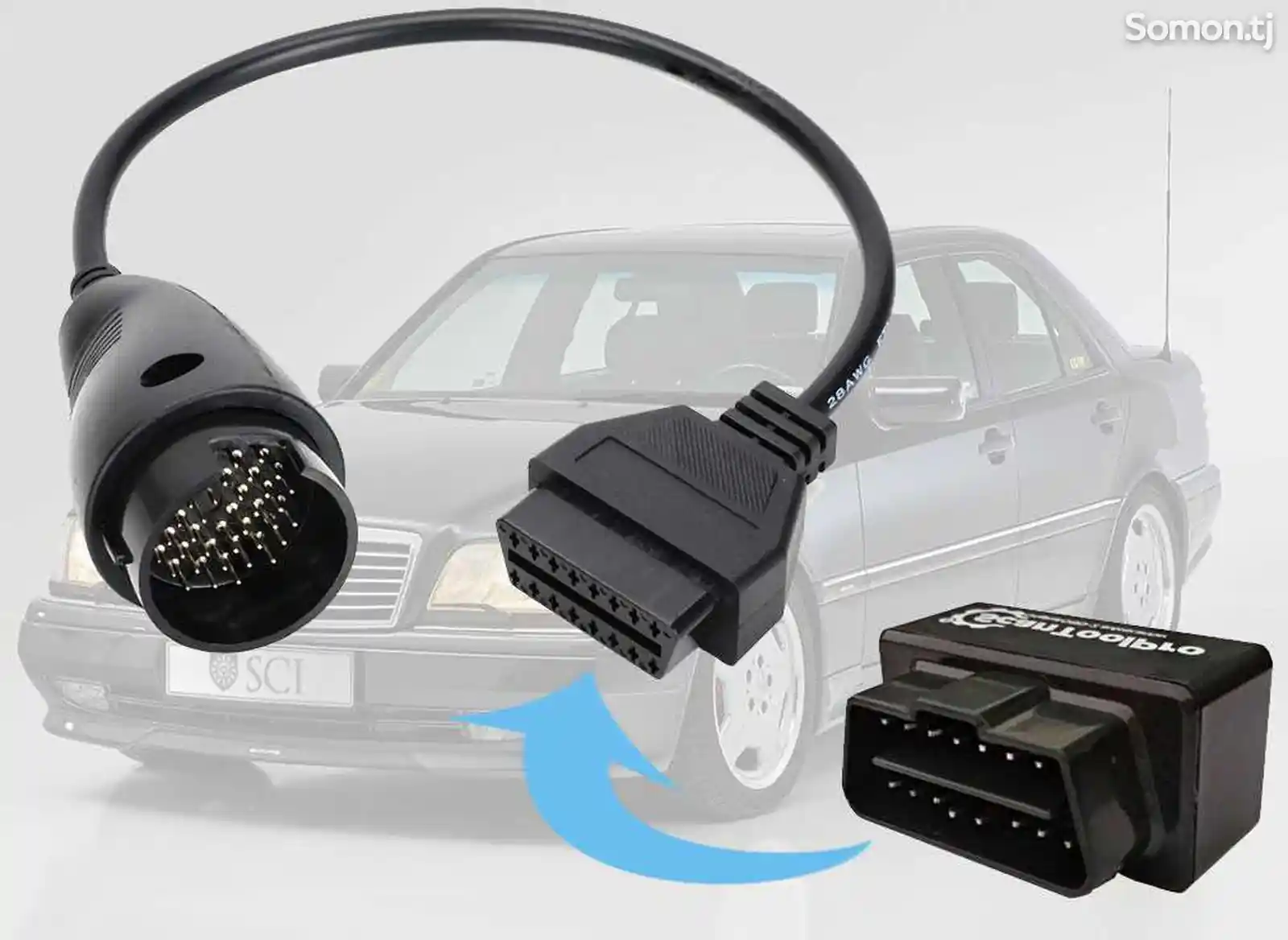 Mercedes-Benz диагностический кабель адаптер переходник-2