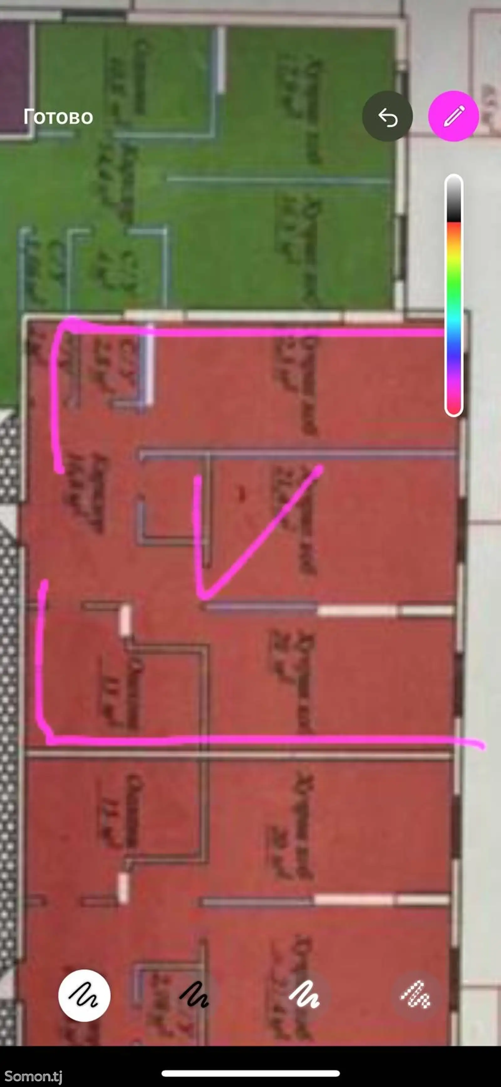 3-комн. квартира, 2 этаж, 102 м², Фирдавси 2-6