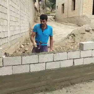 Кладка цементблока