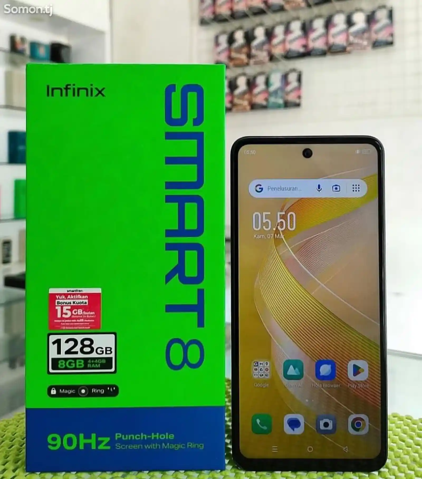 Infinix Smart 8 6/64Gb black-4