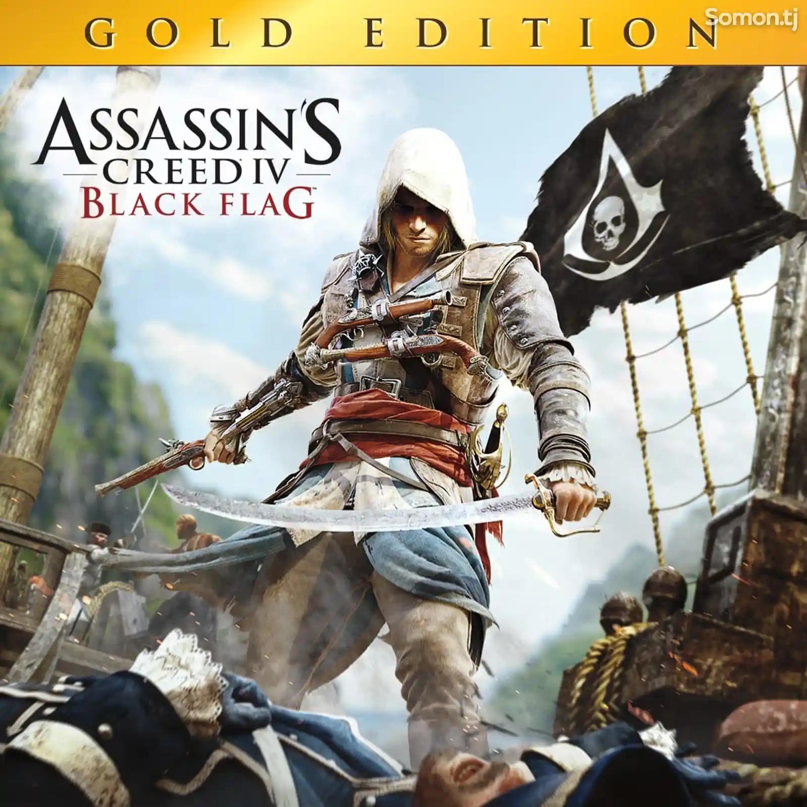 Игра Assassins Creed 4 Черный Флаг для PS 4